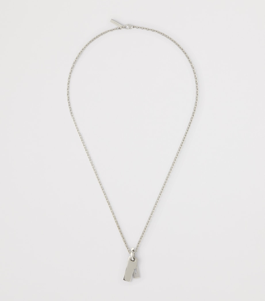 Signature Tape Necklace ANTIC SILVERY Image 3
