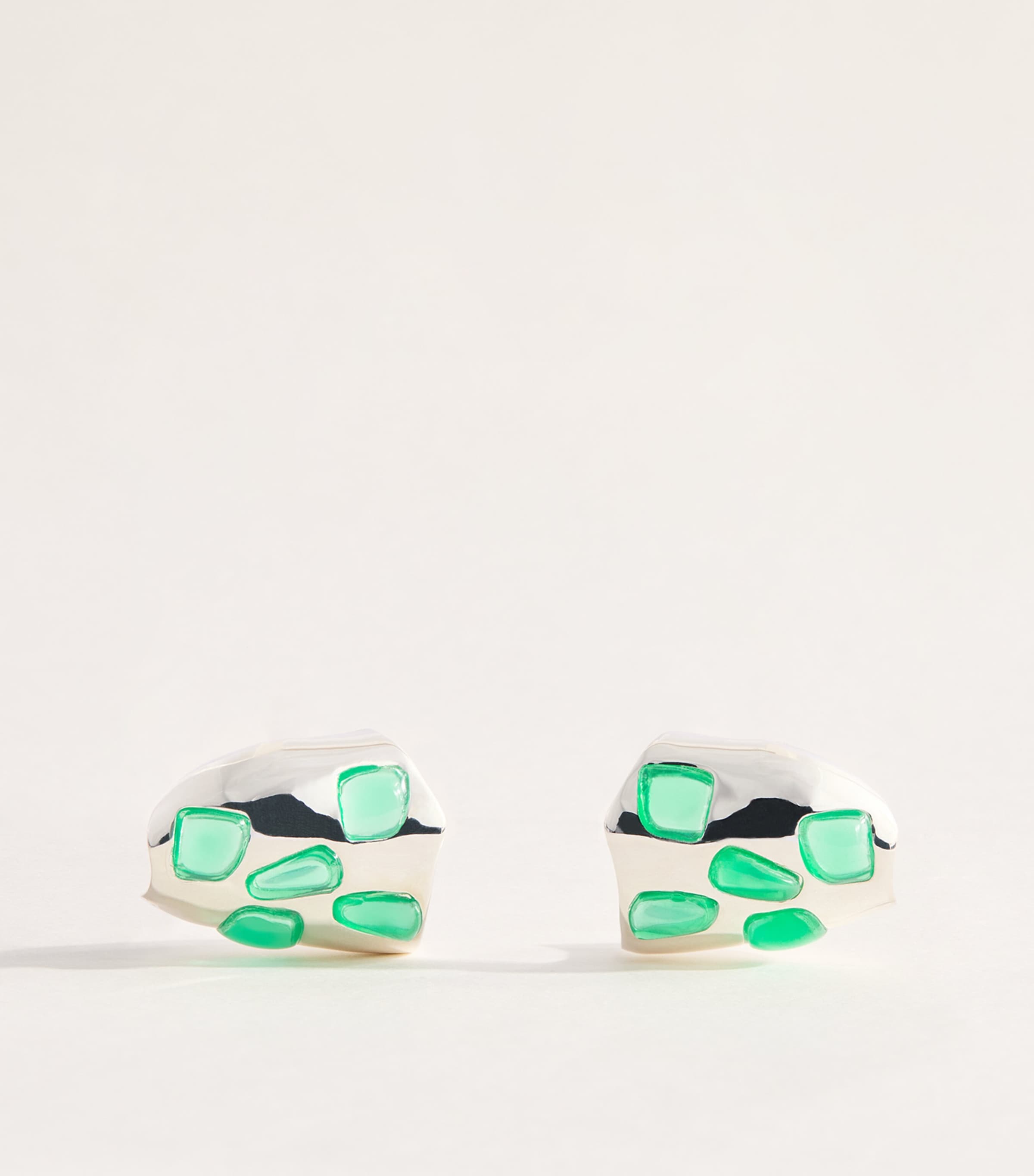 Completedworks Silver-plated Cobblestones Earrings