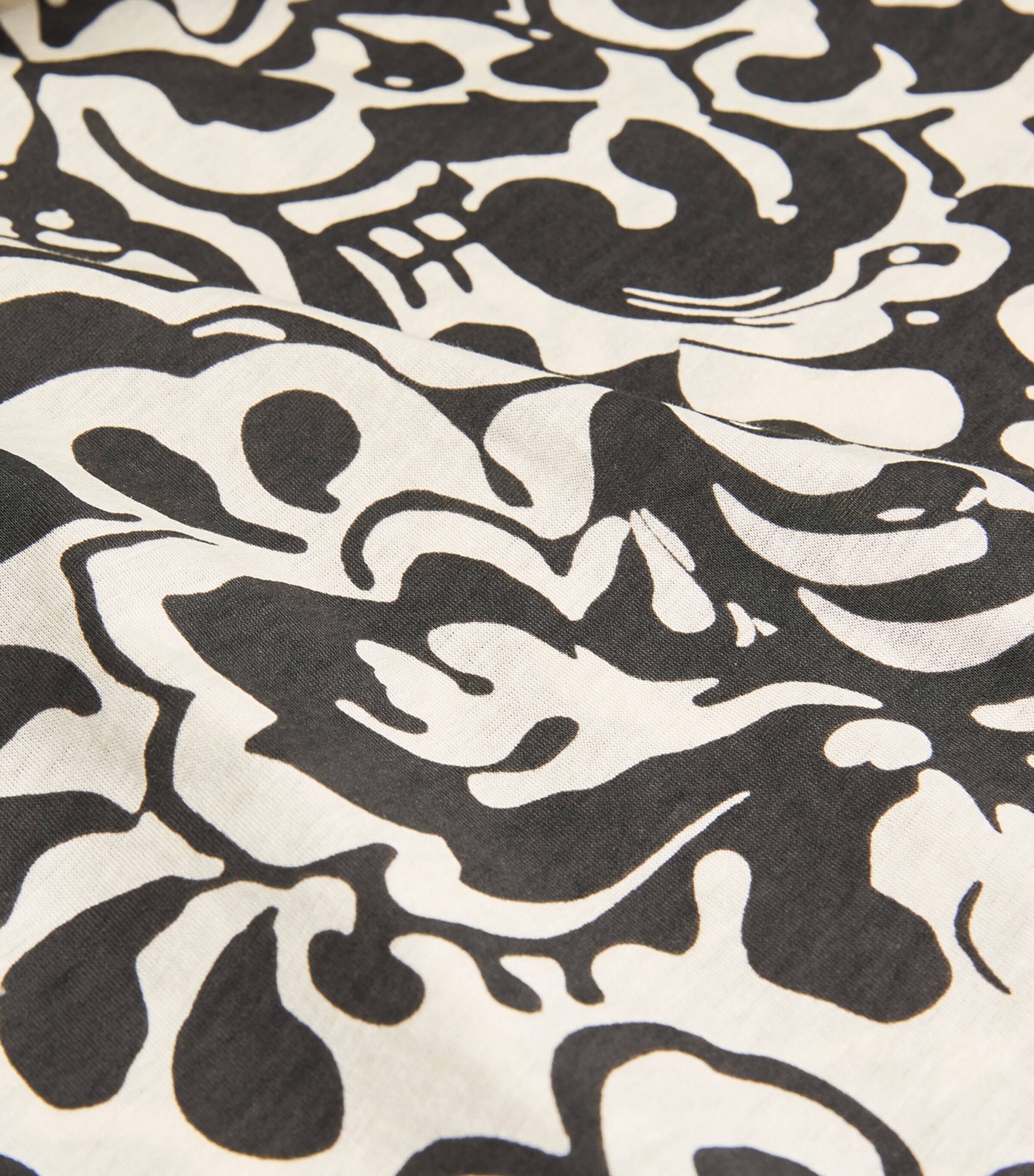 Weekend Max Mara Womens Cotton Graphic T-Shirt Black Image 5