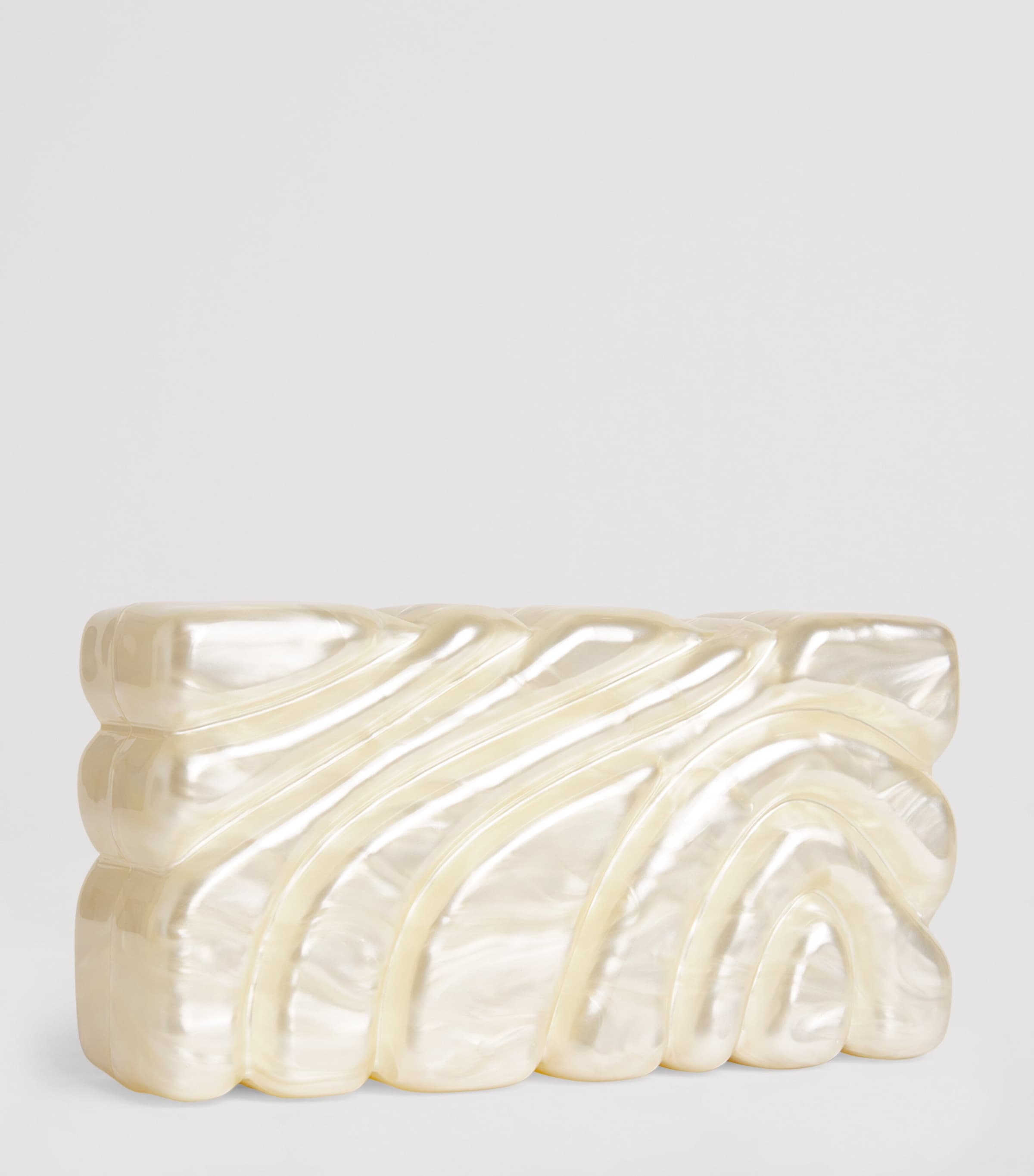 Aura Clutch Bag IVORY Image 3