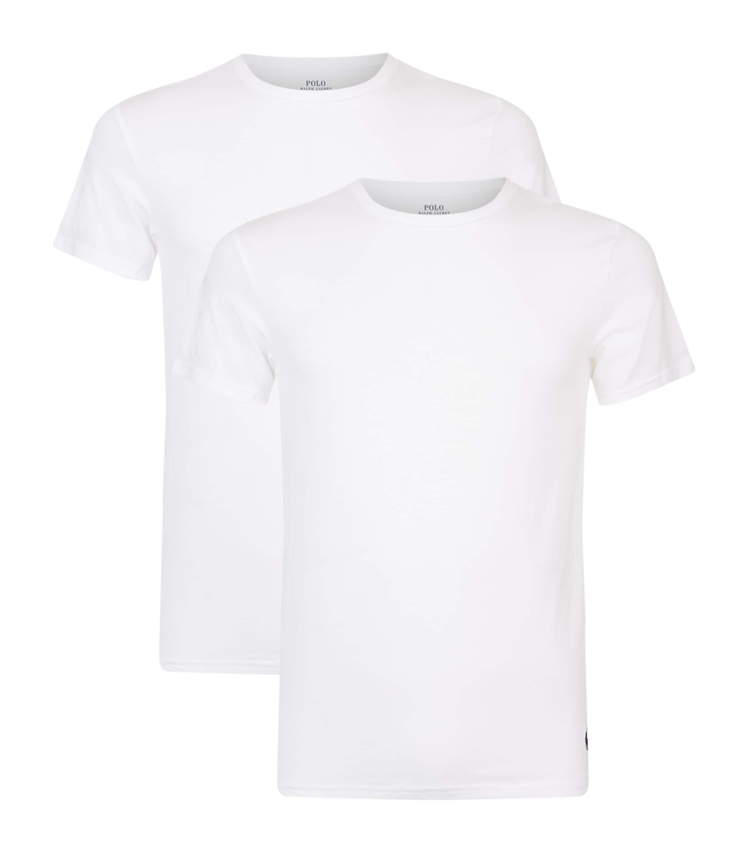 Polo Ralph Lauren Stretch Cotton T-shirt In White