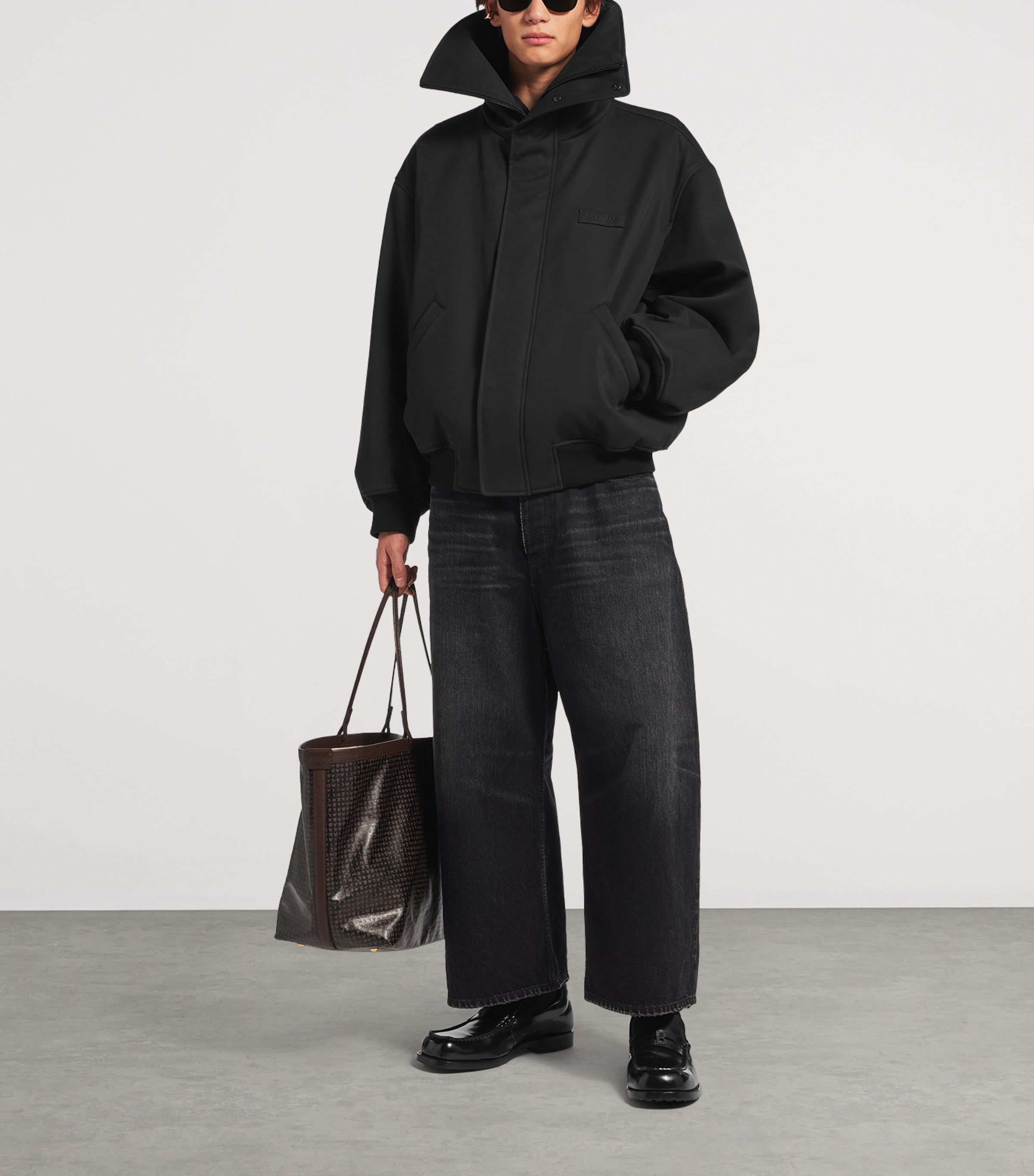 Balenciaga Mens Round-Fit Jeans Image 2