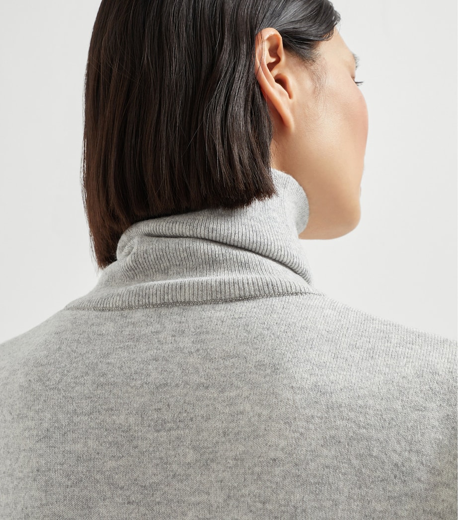 Cashmere High-Neck Sweater C072 Image 6