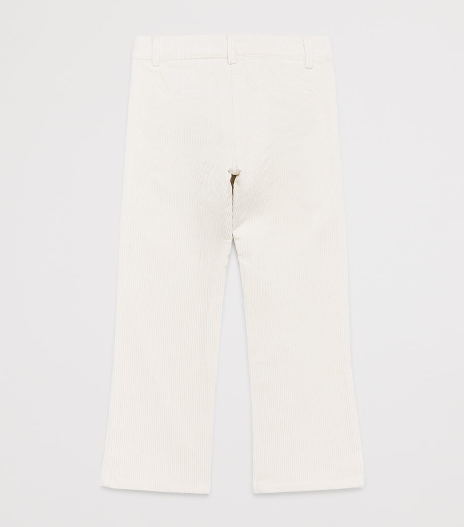 Velvet Straight Trousers 13 NACRE Image 2