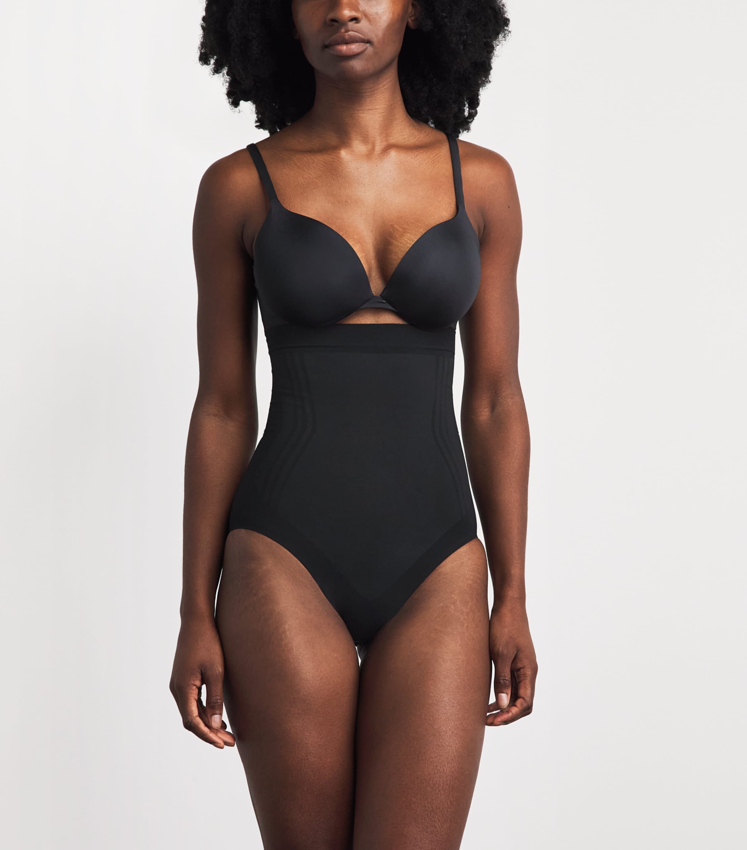 SPANX Womens SPANXsculpt GoFigure High-Waist Briefs Very Black Image 2