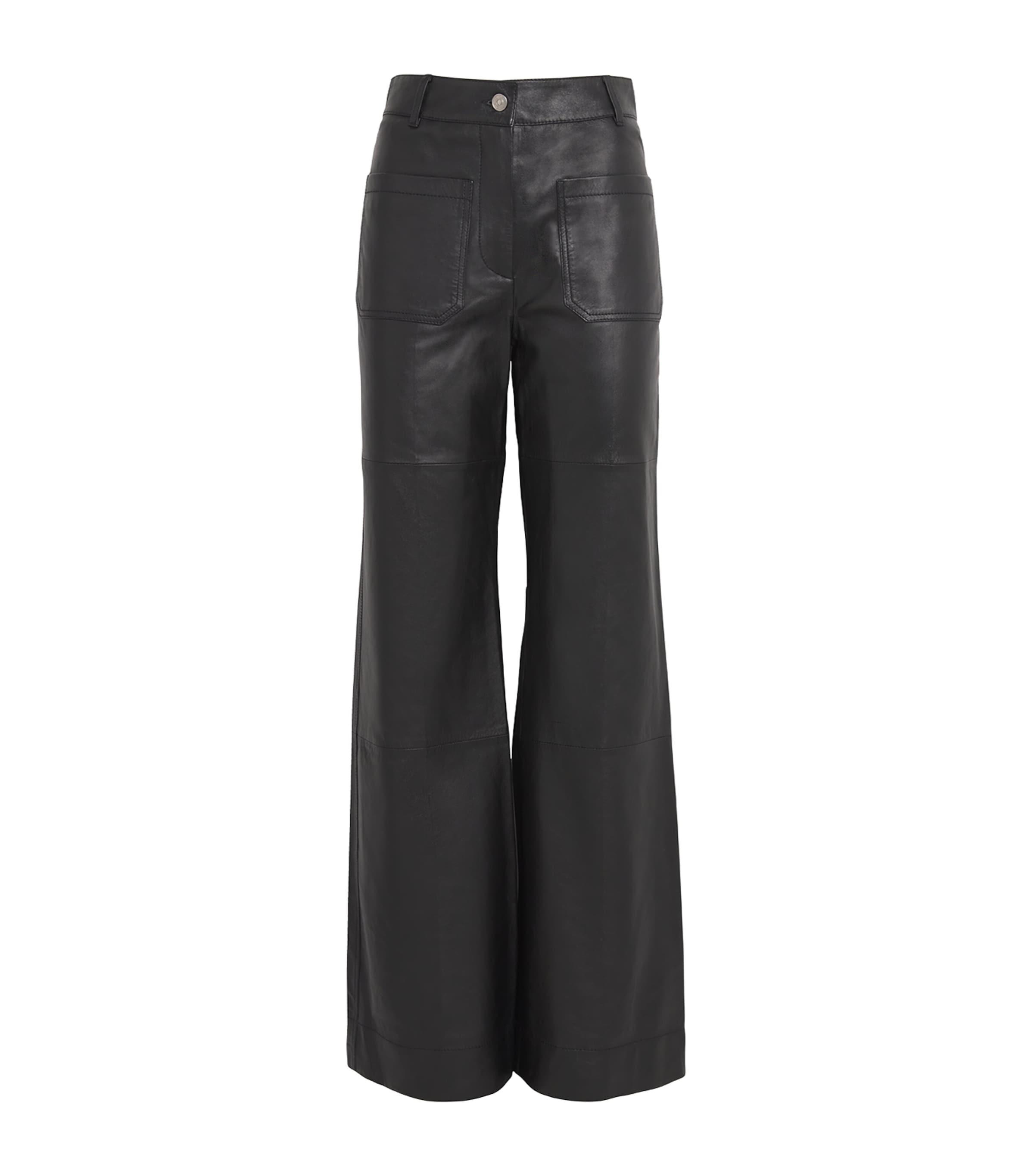 Leather Alina Trousers 1 BLACK Image 1