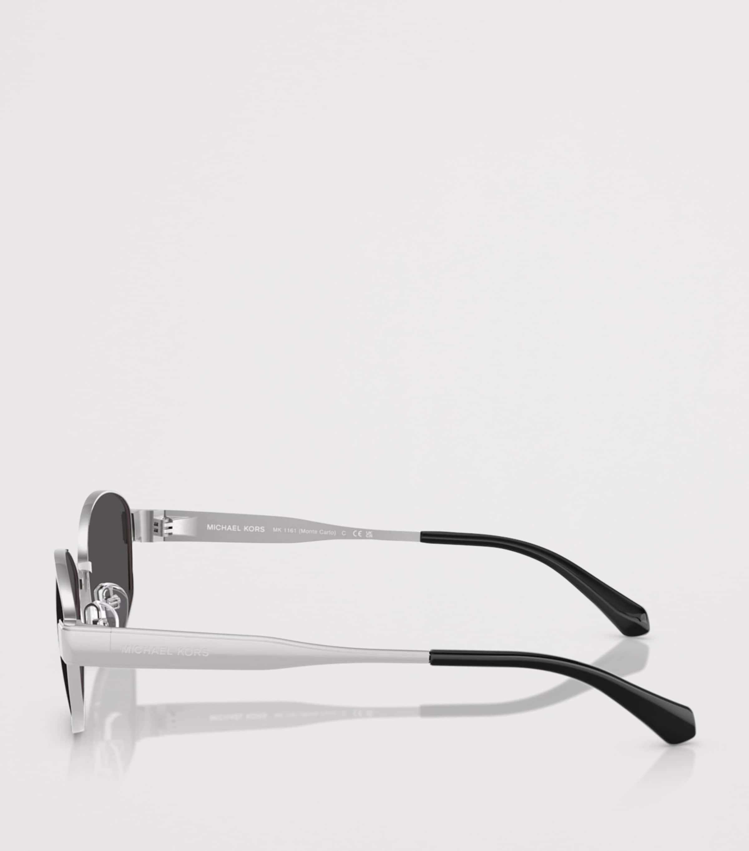 Michael Kors Monte Carlo Oval Sunglasses Silver Image 3