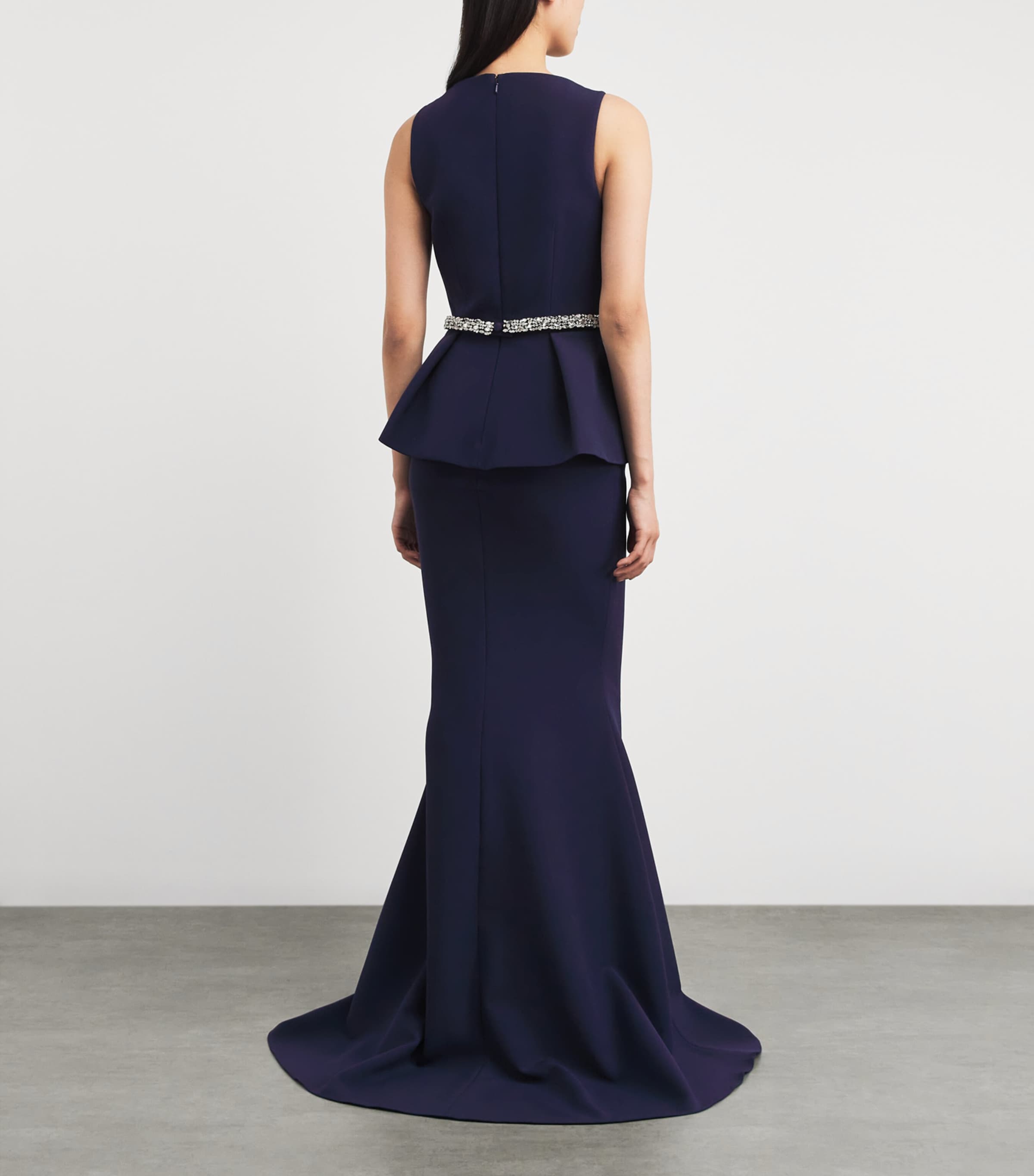 Crystal-Embellished Carter Gown MARITIMEW/ CRYSTAL Image 3