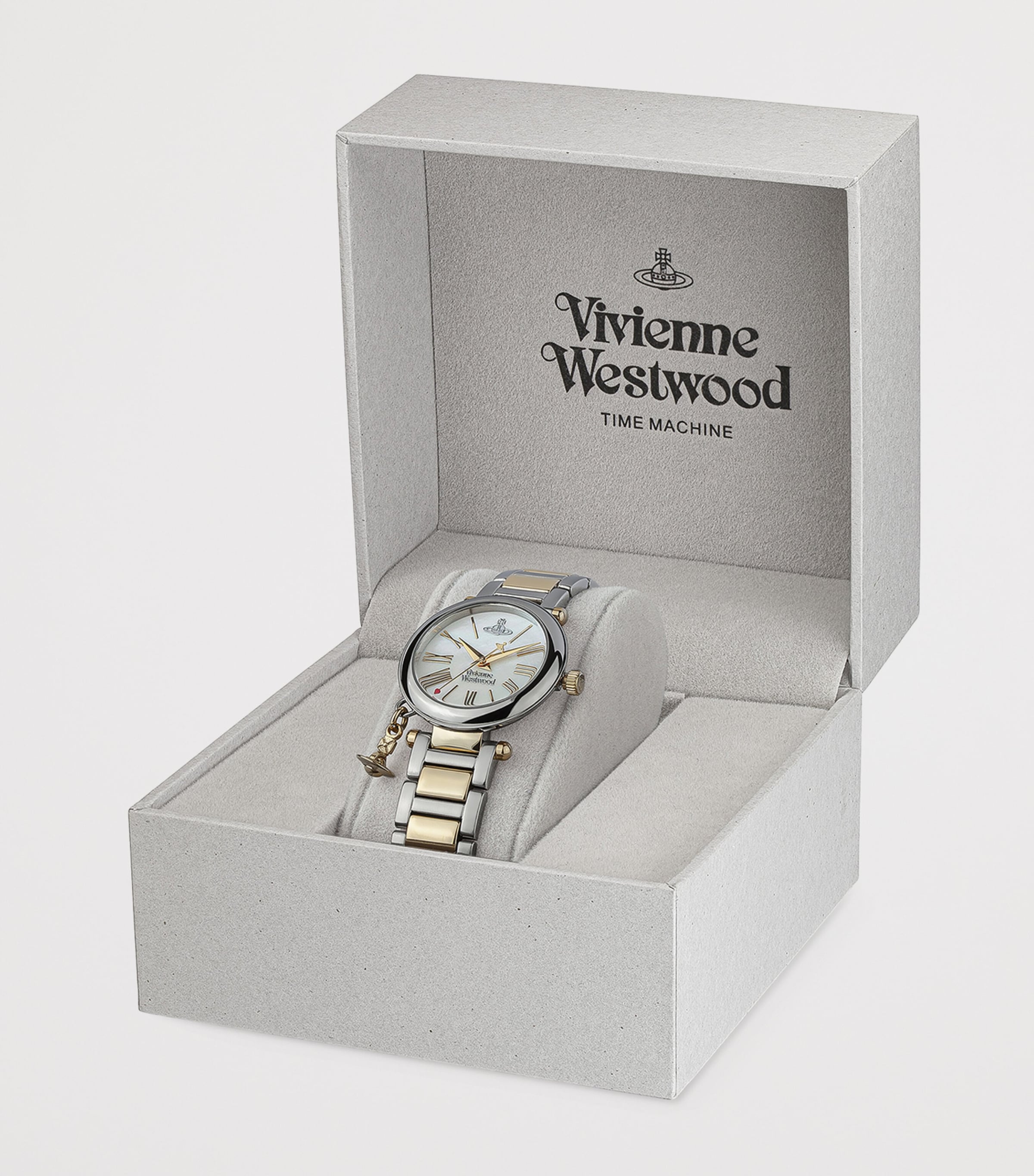 Stainless Steel Mother Orb Watch 32mm SILVER/GOLD SILVER Image 4