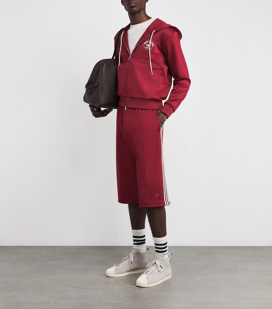 x Wales Bonner Collegiate Hoodie COLLEGIATE BURGUNDY Image 2