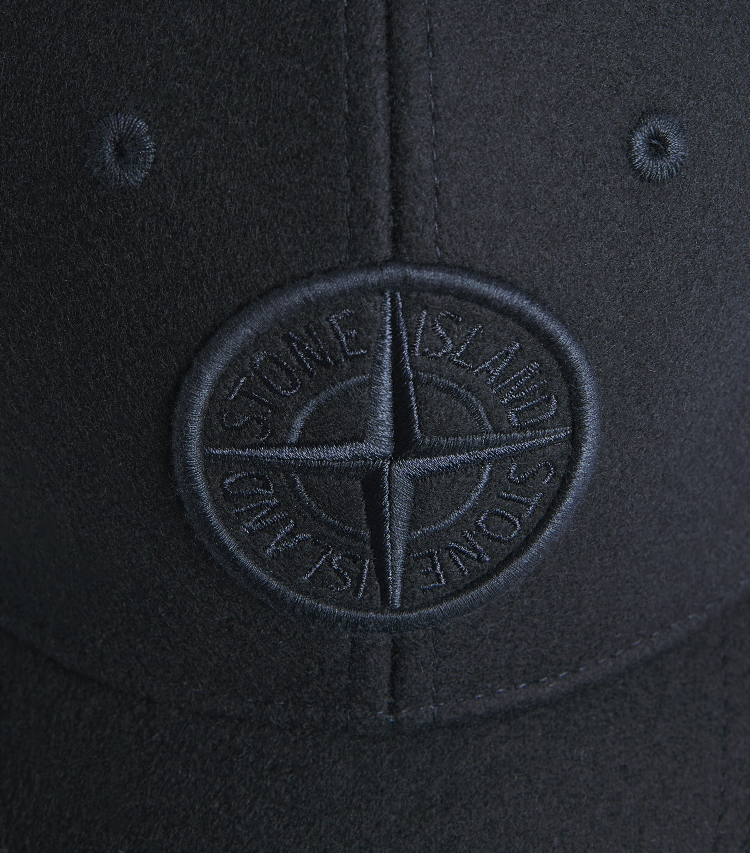 Stone Island Virgin Wool-Blend Compass Baseball Cap Image 5