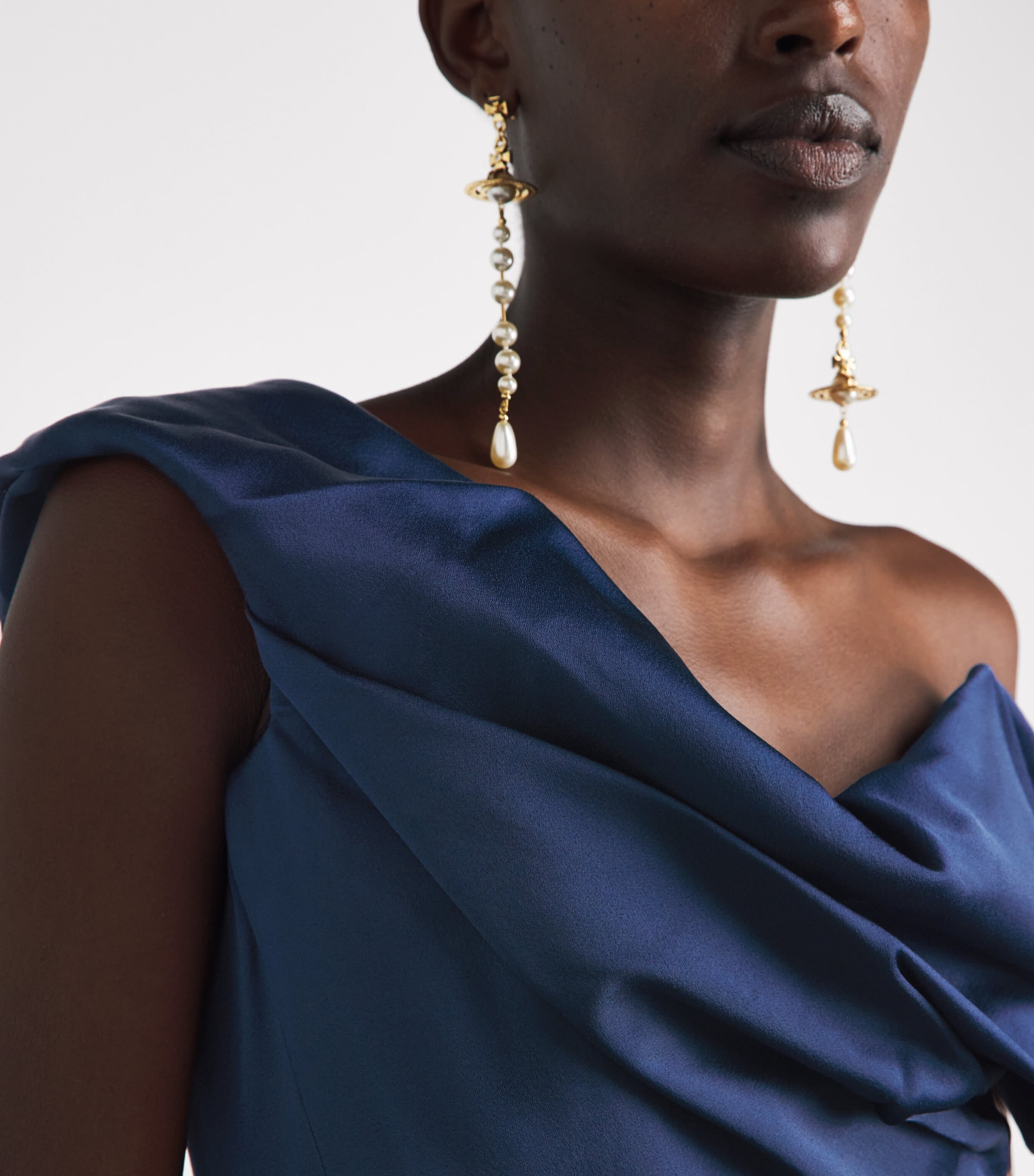 Vivienne Westwood Womens Nova Cocotte Gown Navy Image 3