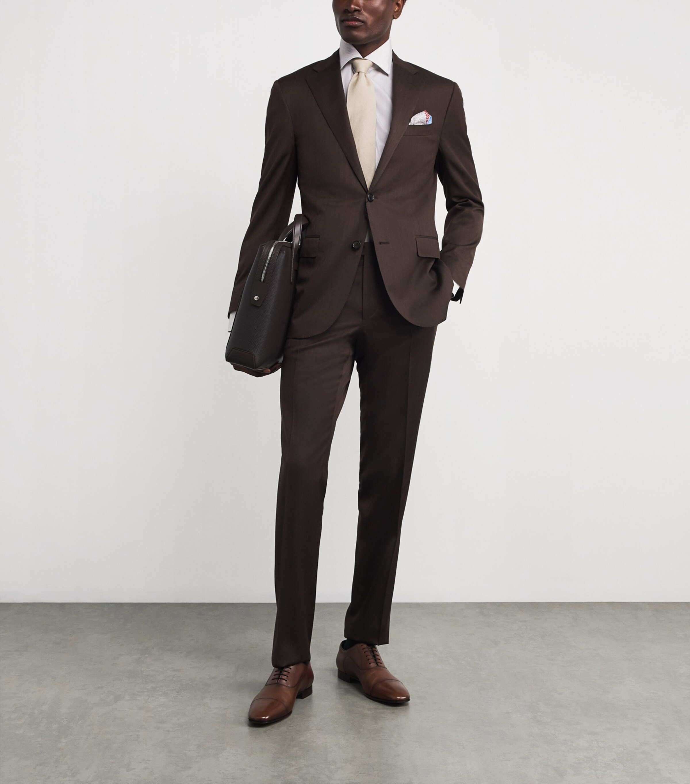 Canali Mens Cotton Stripe Shirt Image 2