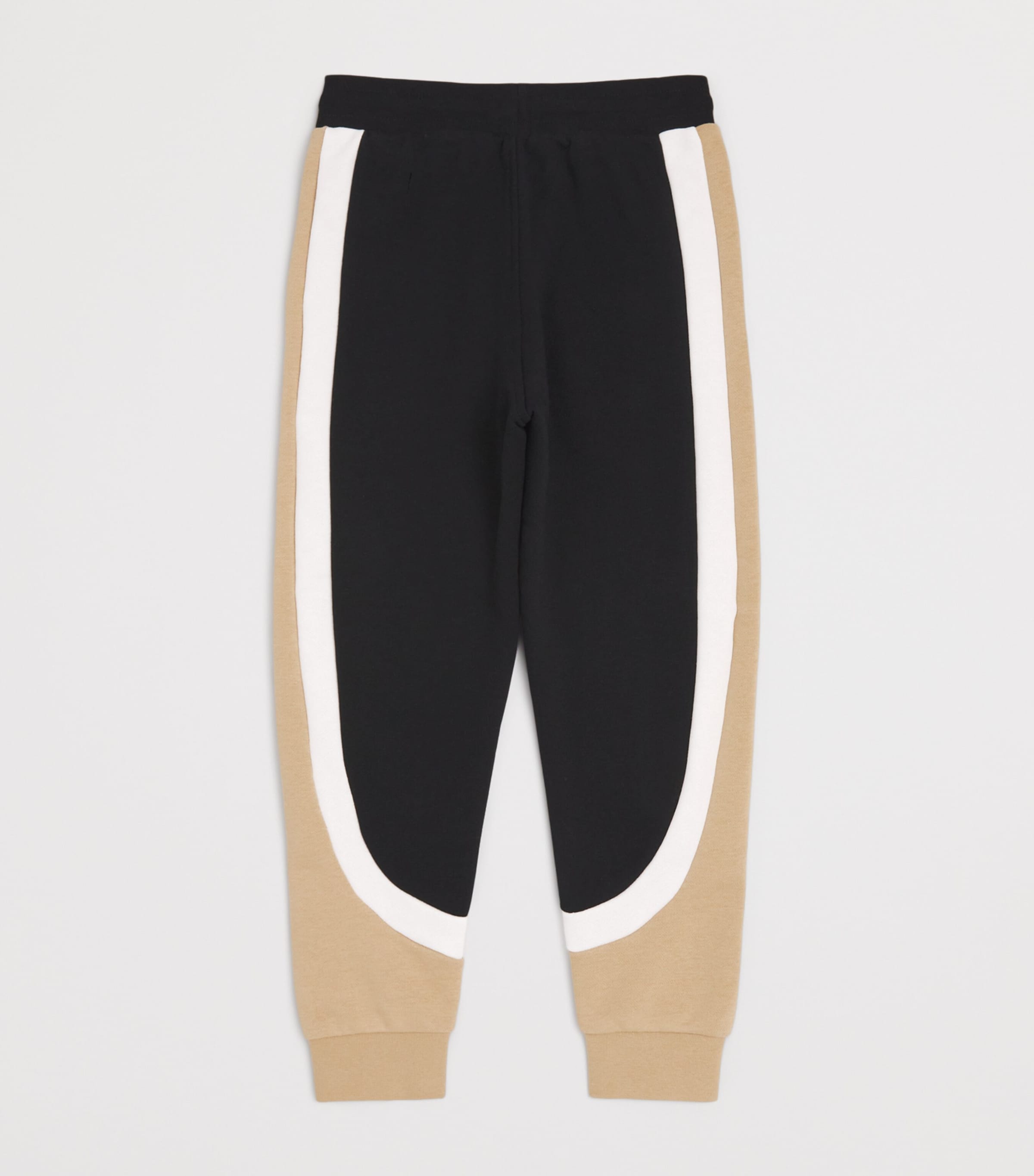 Cotton-Blend Stripe Sweatpants (4-16 Years) 09BBLACK Image 2