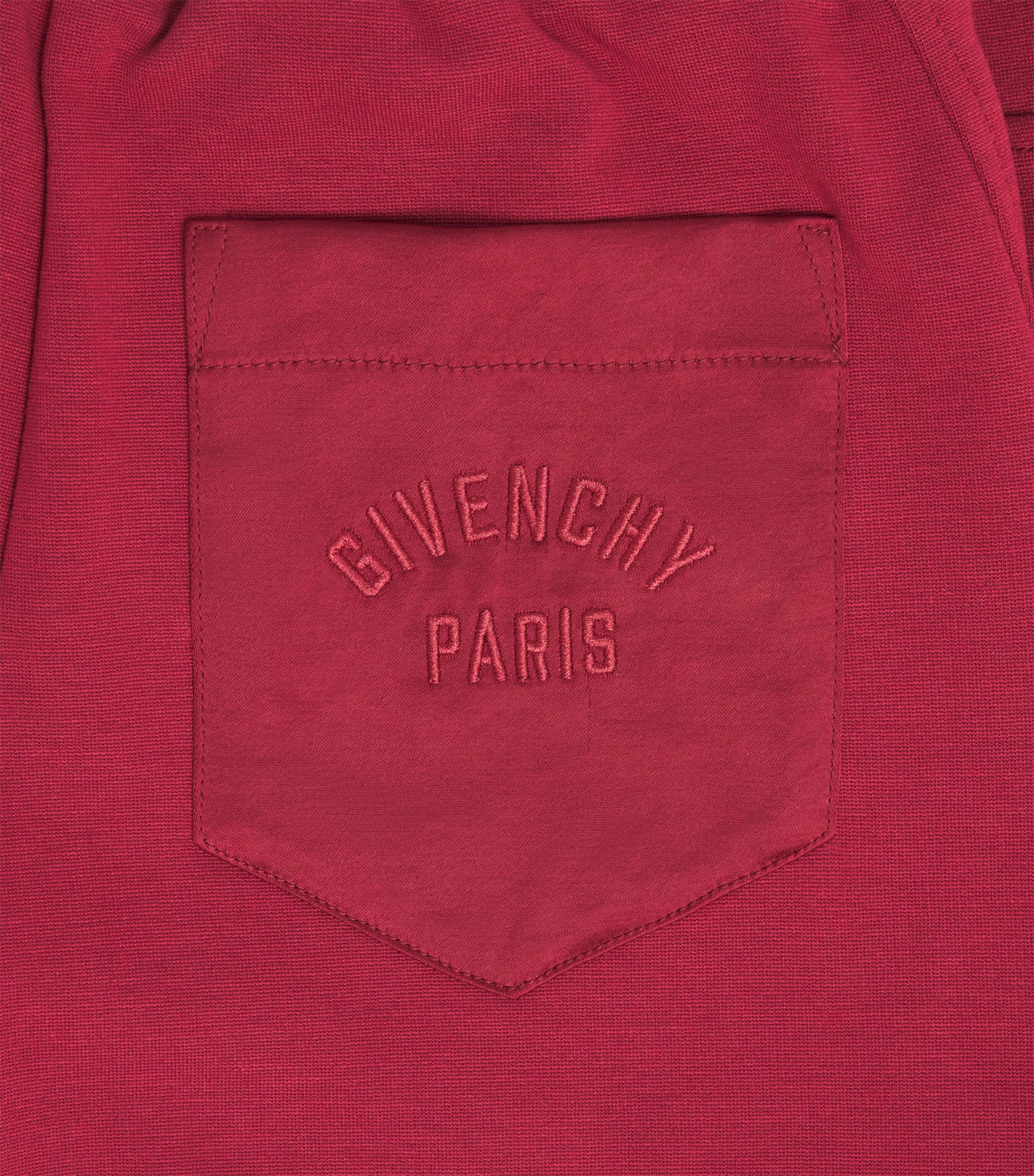 Givenchy Kids Cotton Logo Sweatpants (5-12+ Years) Red Image 3