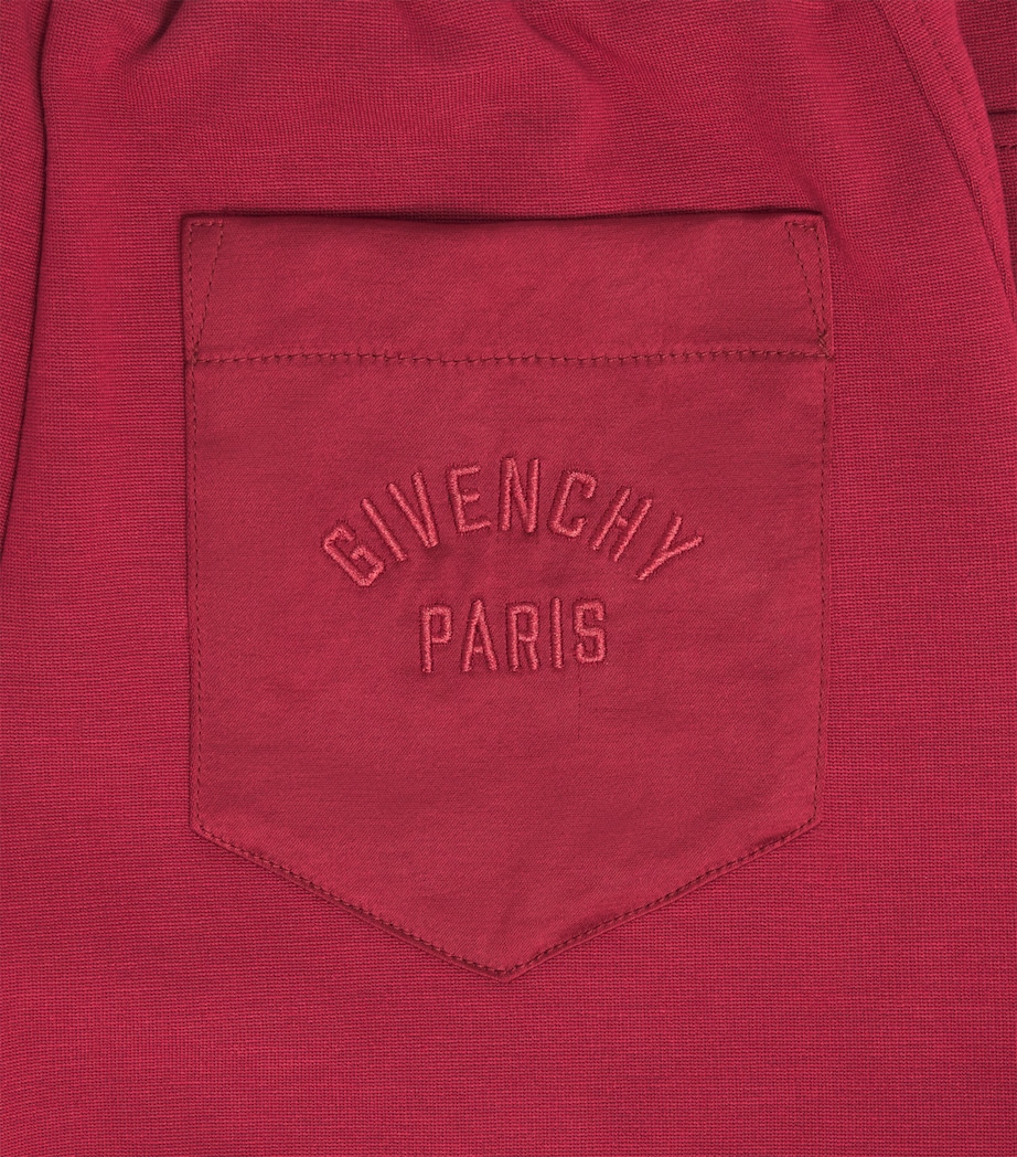 Givenchy Kids Cotton Logo Sweatpants (5-12+ Years) Red Image 3