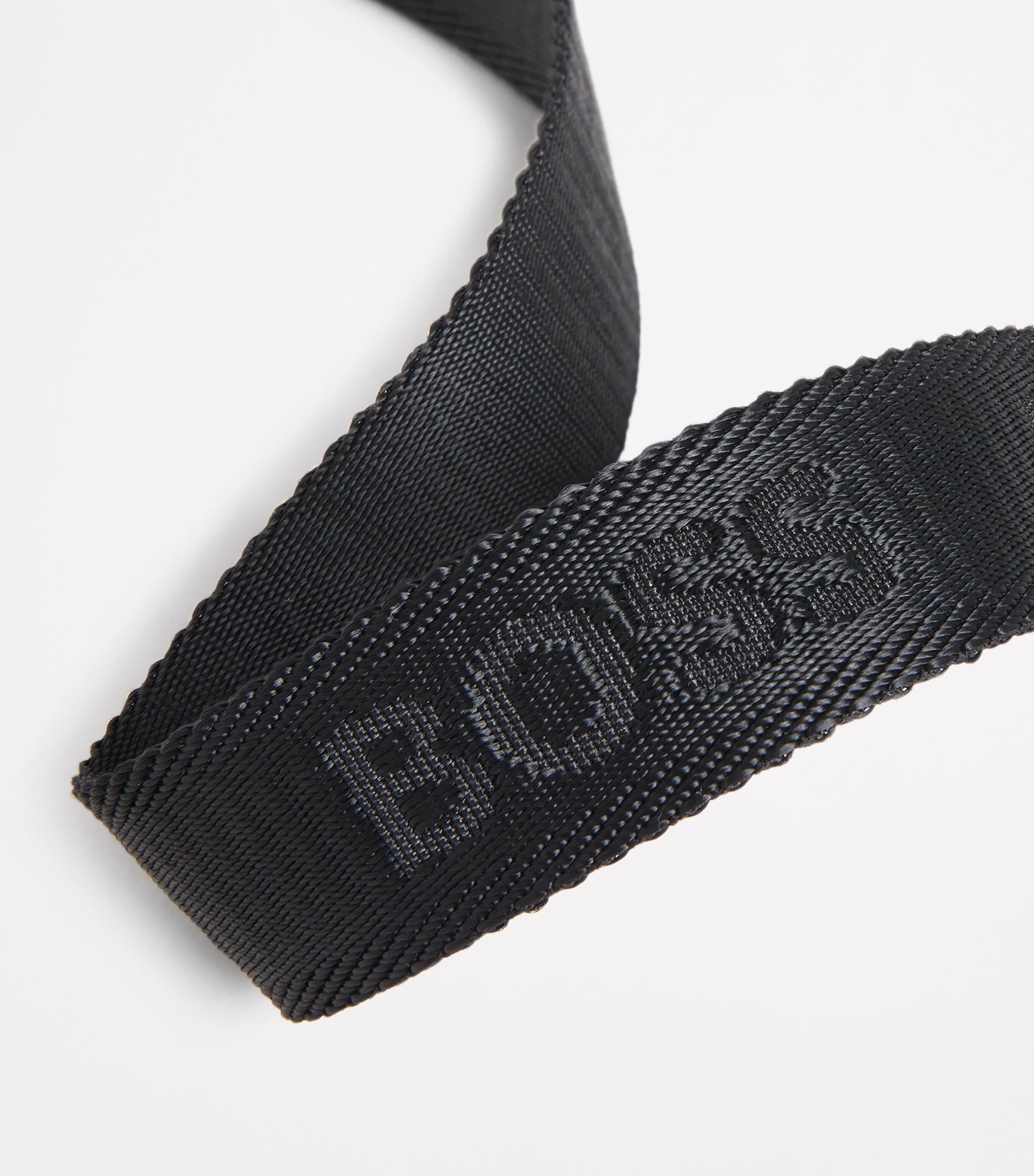 BOSS Kidswear Leather Logo Belt Black Image 3