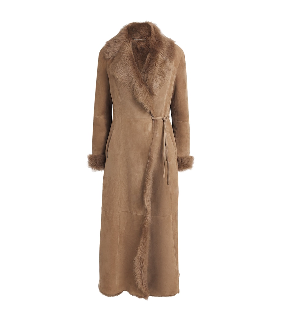 Toscana Shearling Joni Overcoat MINK Image 1