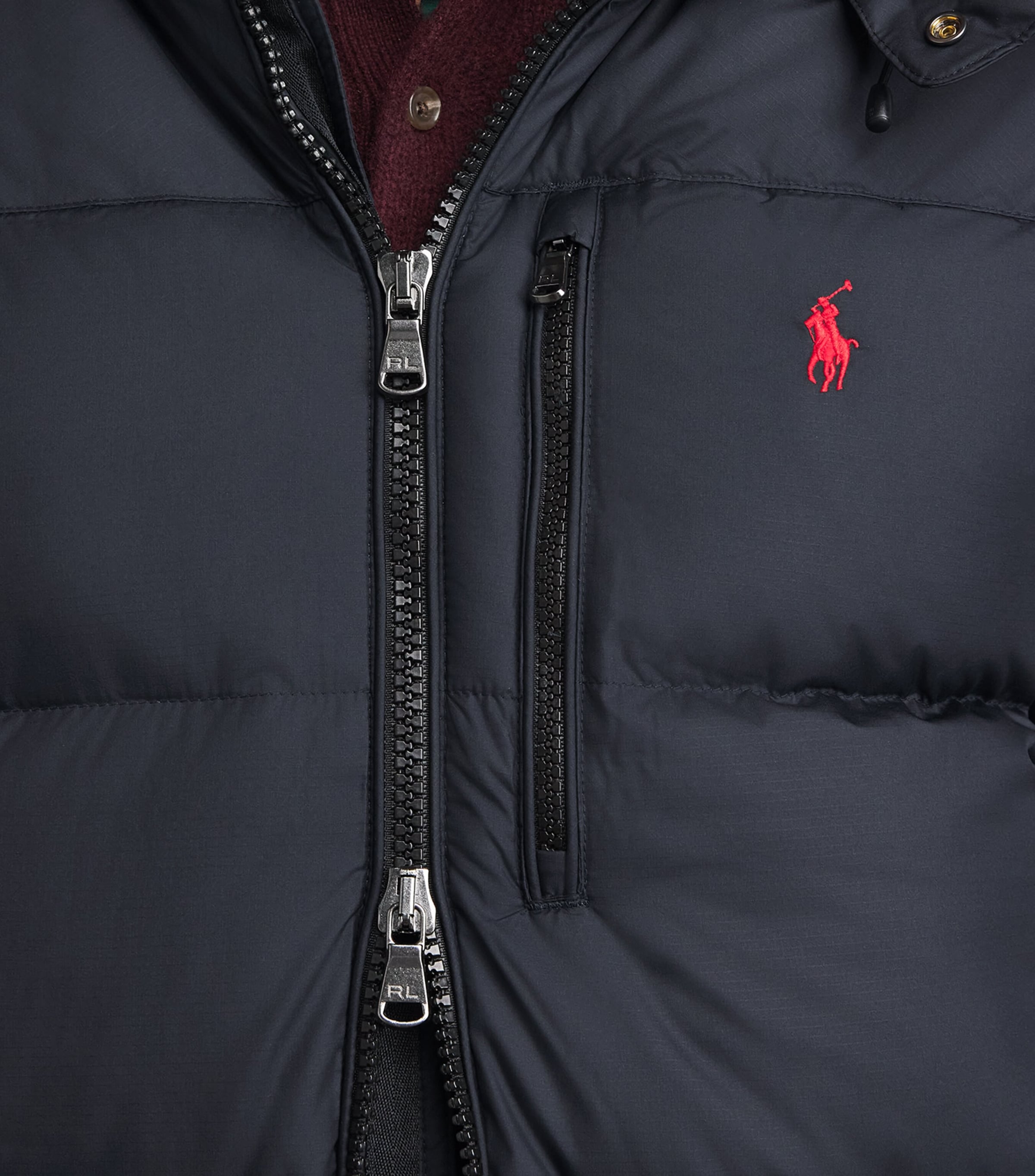 Polo Ralph Lauren Mens Gorham Down Jacket Polo Black Image 3