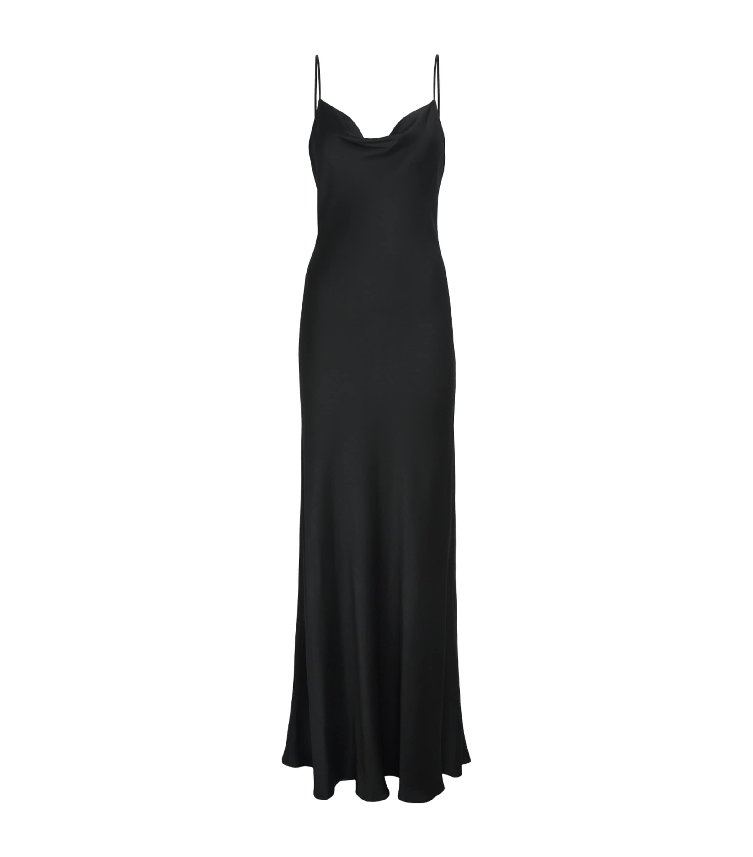 Jenny Packham Womens Tayen Maxi Slip Dress Liquorice Image 1
