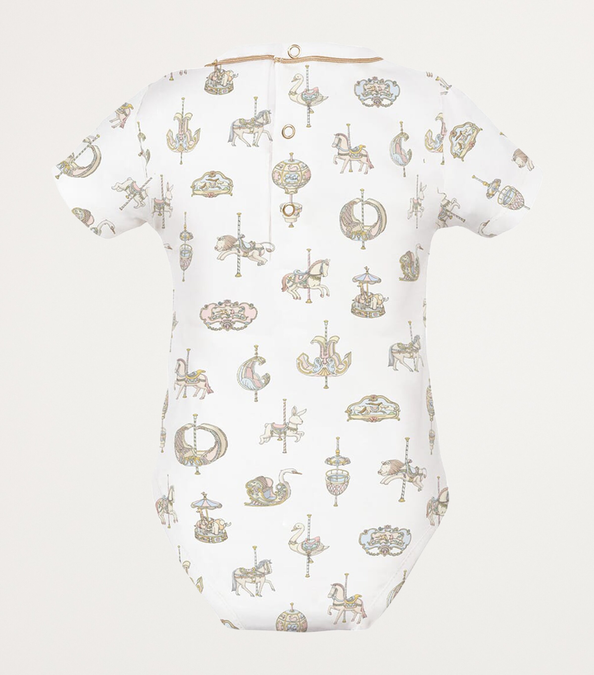 Carousel Print Bodysuit (9-12 Months) CAROUSEL Image 2