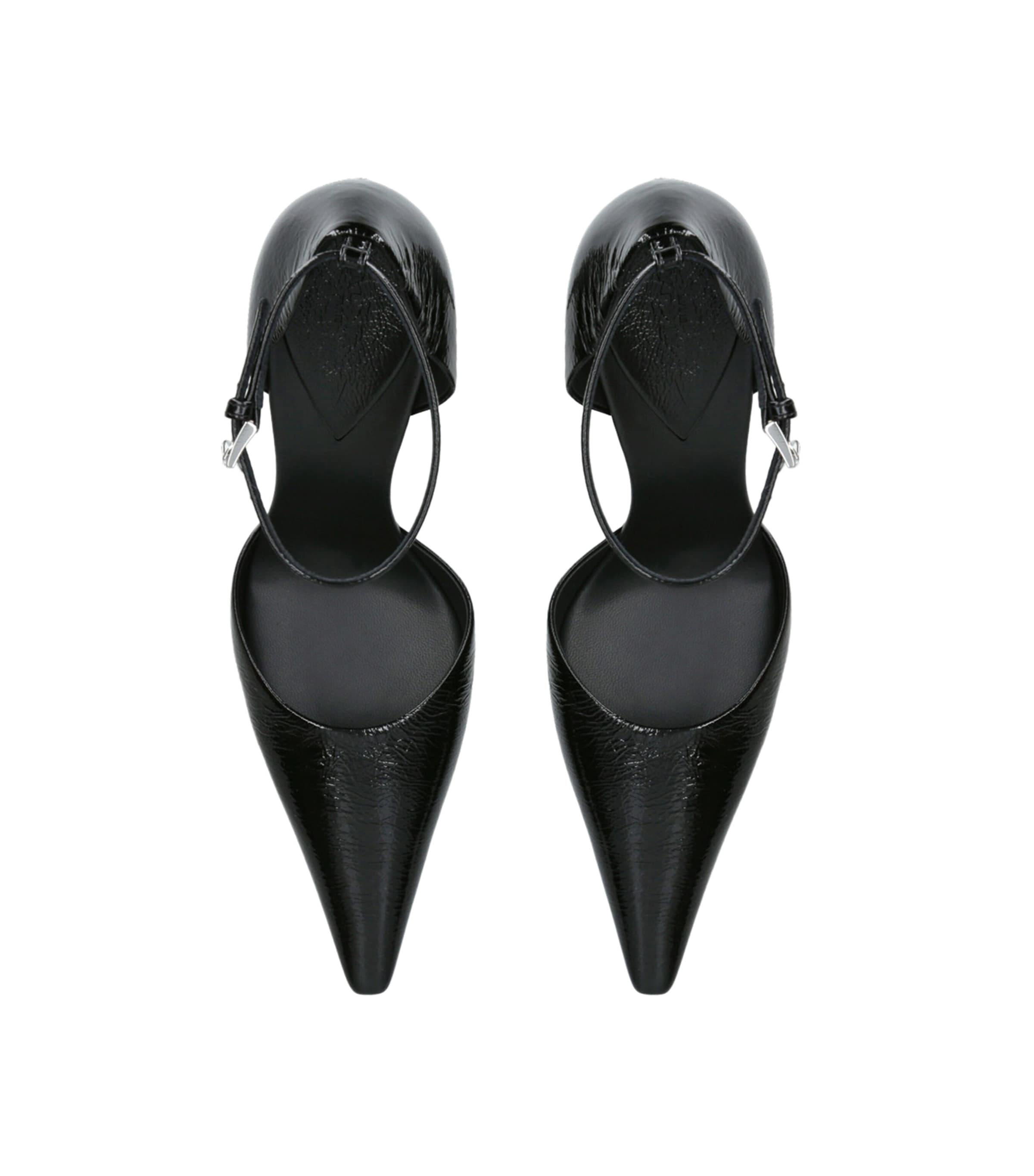 Patent Leather D’Orsay Pumps 90 BLACK Image 4