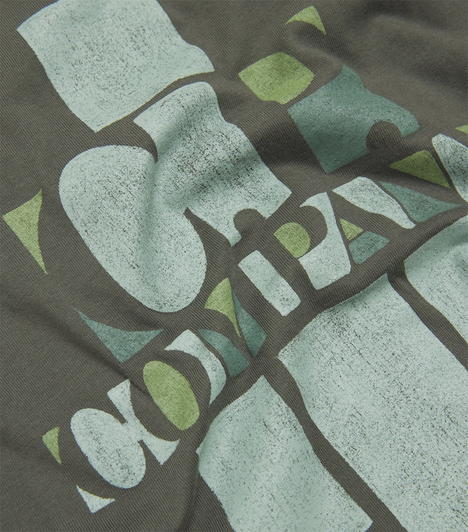 Cotton Logo Graphic T-Shirt (4-14 Years) 31233 - GRAPE GREEN Image 3