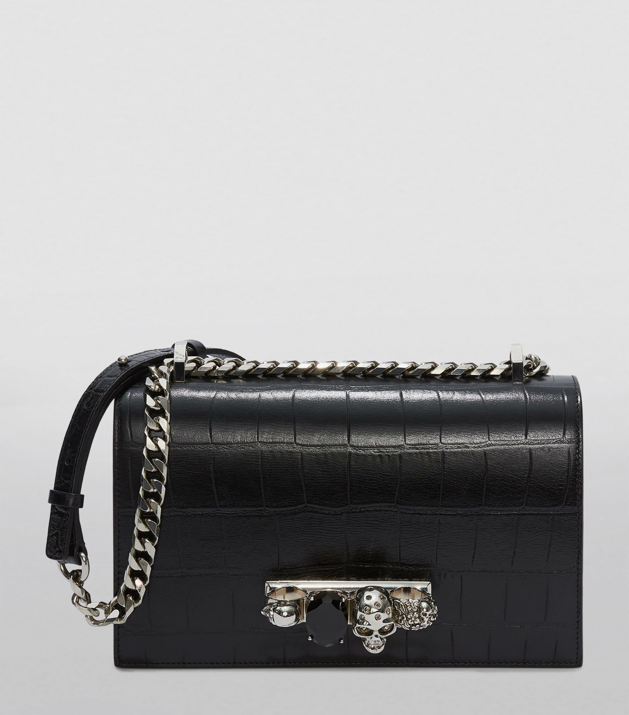 Leather Jewelled Satchel 1001 Image 5