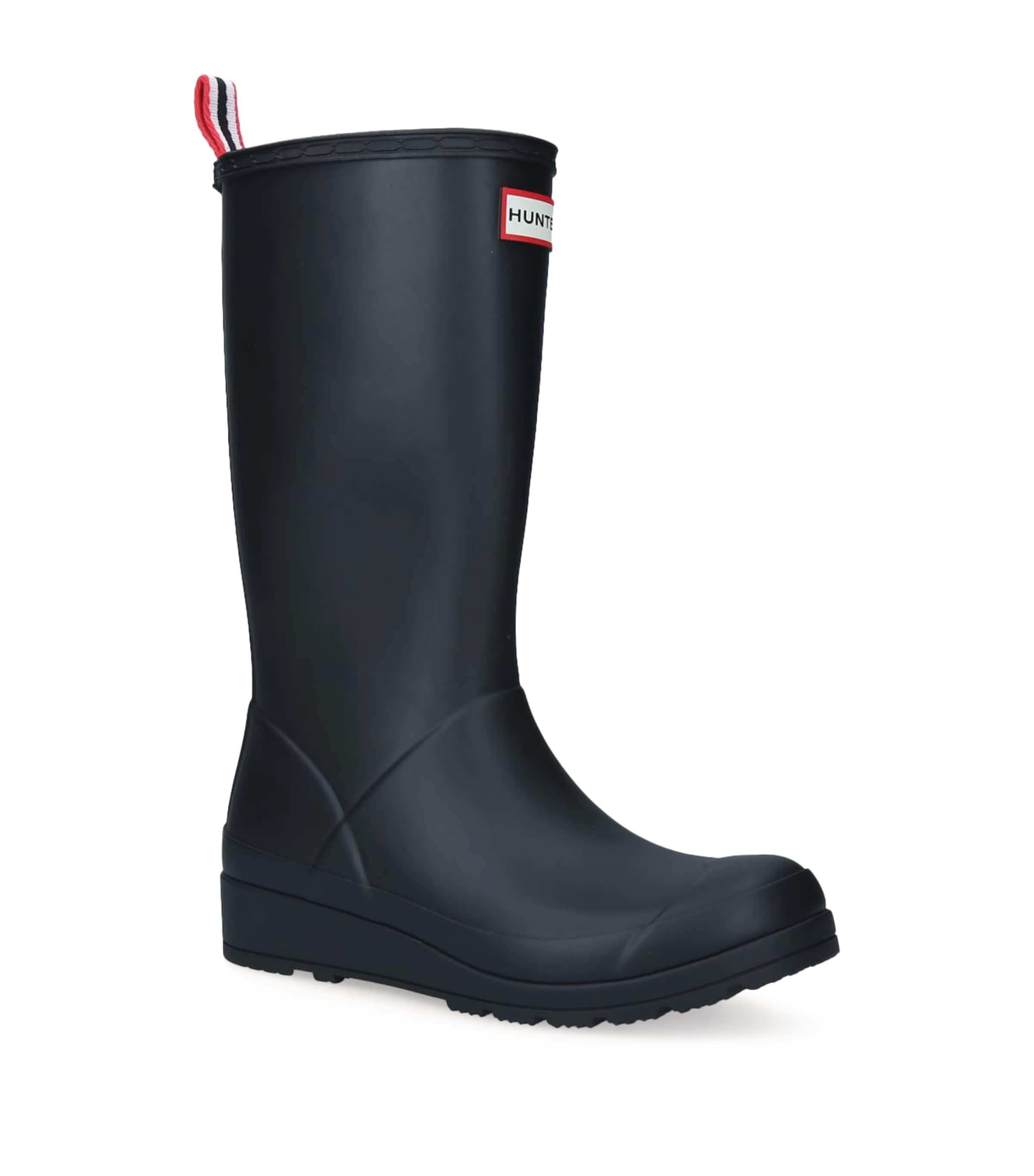 Hunter Play Wellington Boots Black Image 2