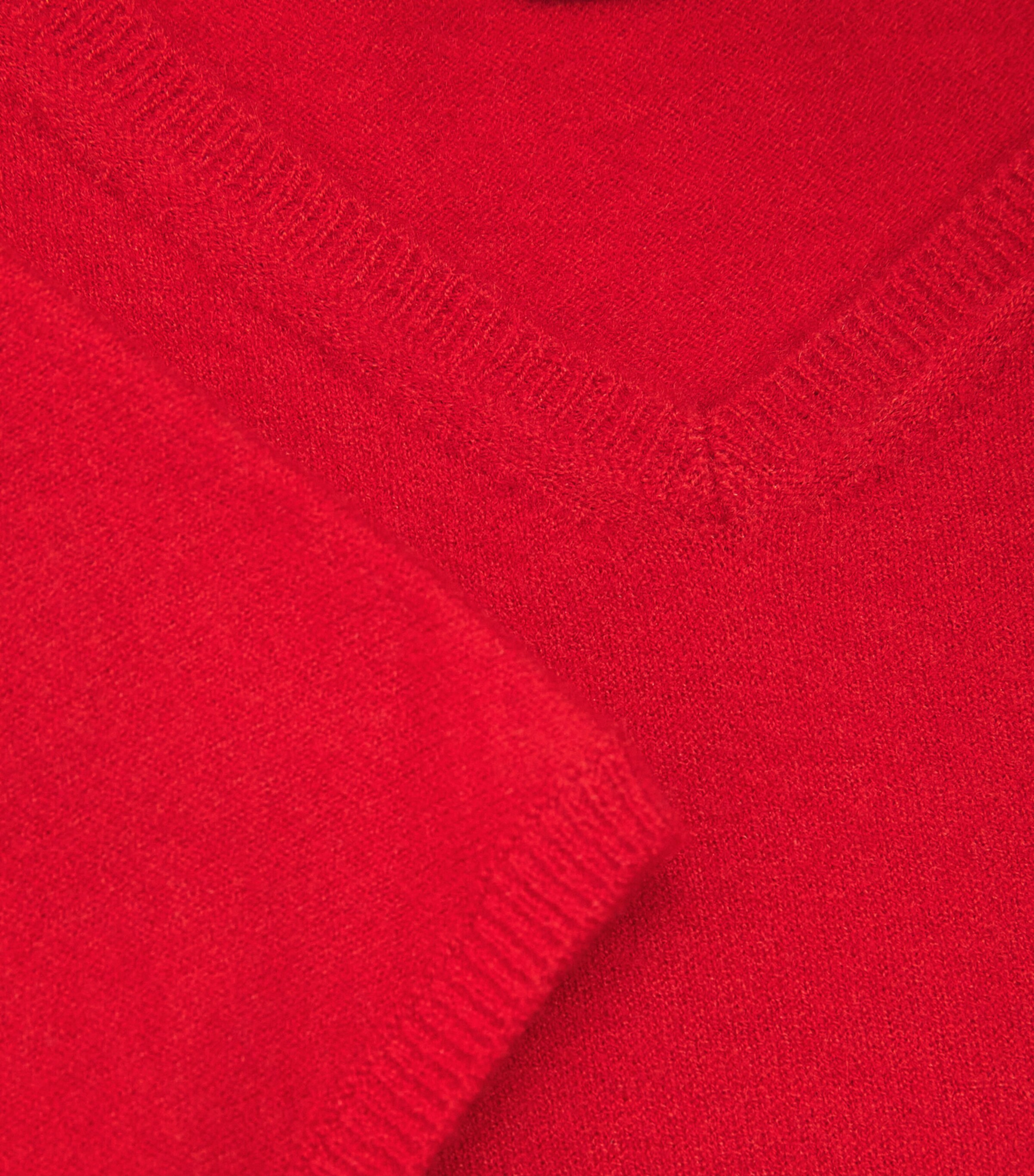 Vince Womens Wool-Cashmere-Blend Short-Sleeve Sweater Poppy Image 6