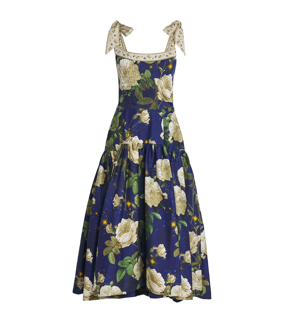 Floral Rosalee Midi Dress E439 TWILIGHT EDEN Image 1