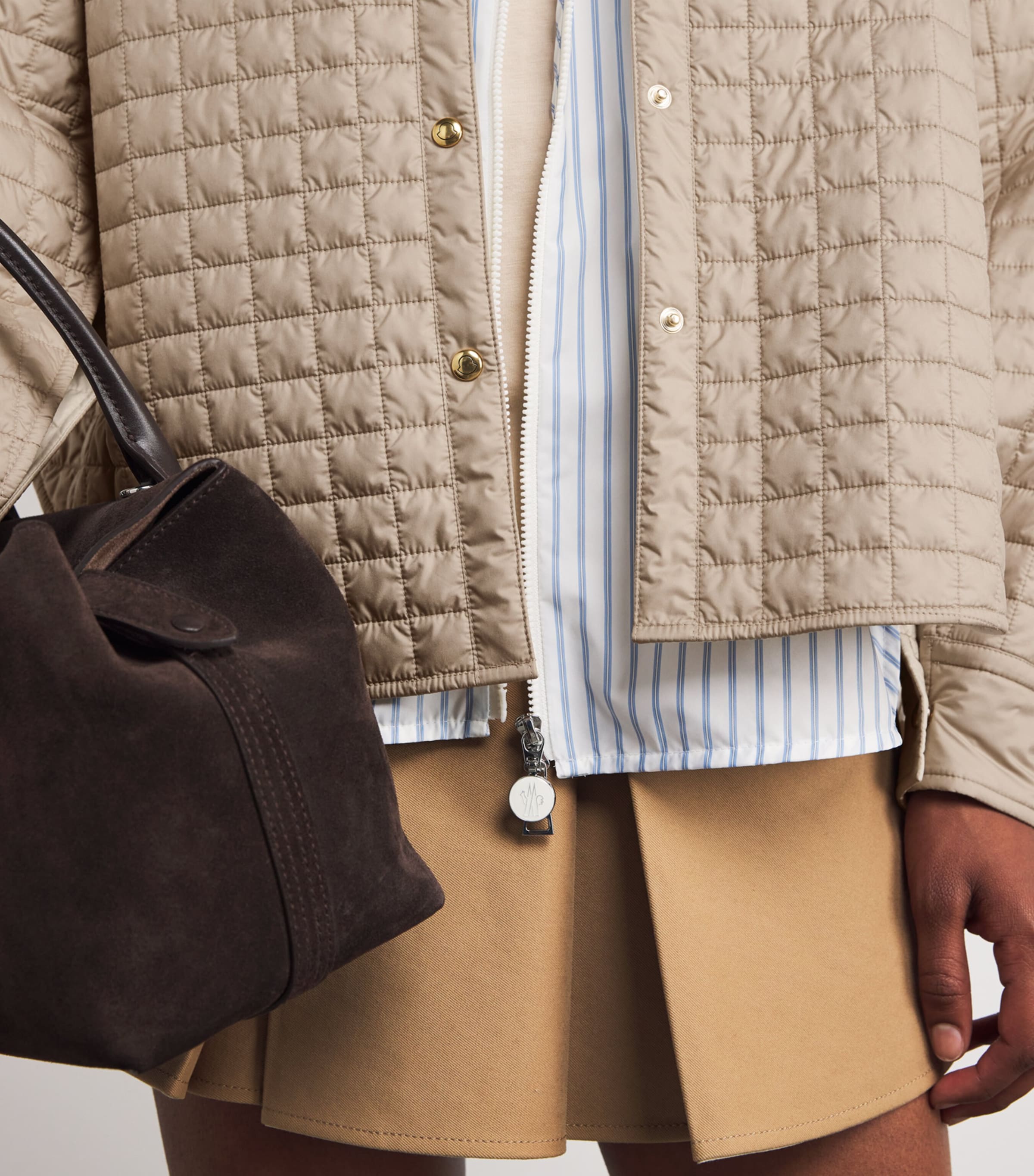 Microfiber Quilted Reversible Shacket 21R Image 6