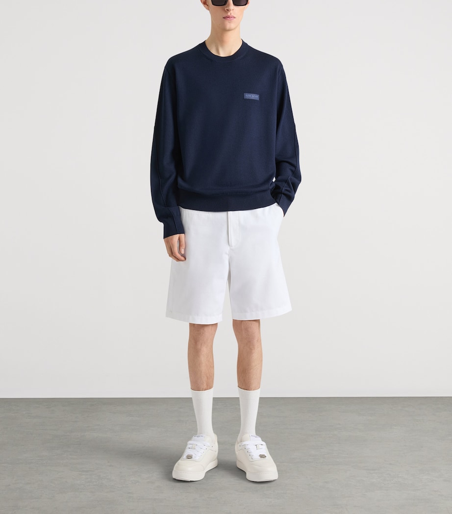 Givenchy Mens Wool Logo Sweater Image 2