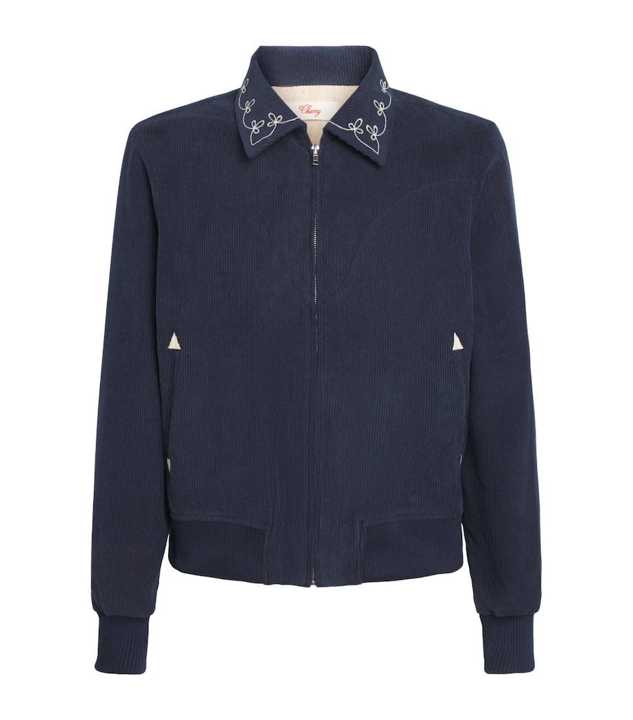 Cotton Corduroy Charro Jacket NAVY Image 1