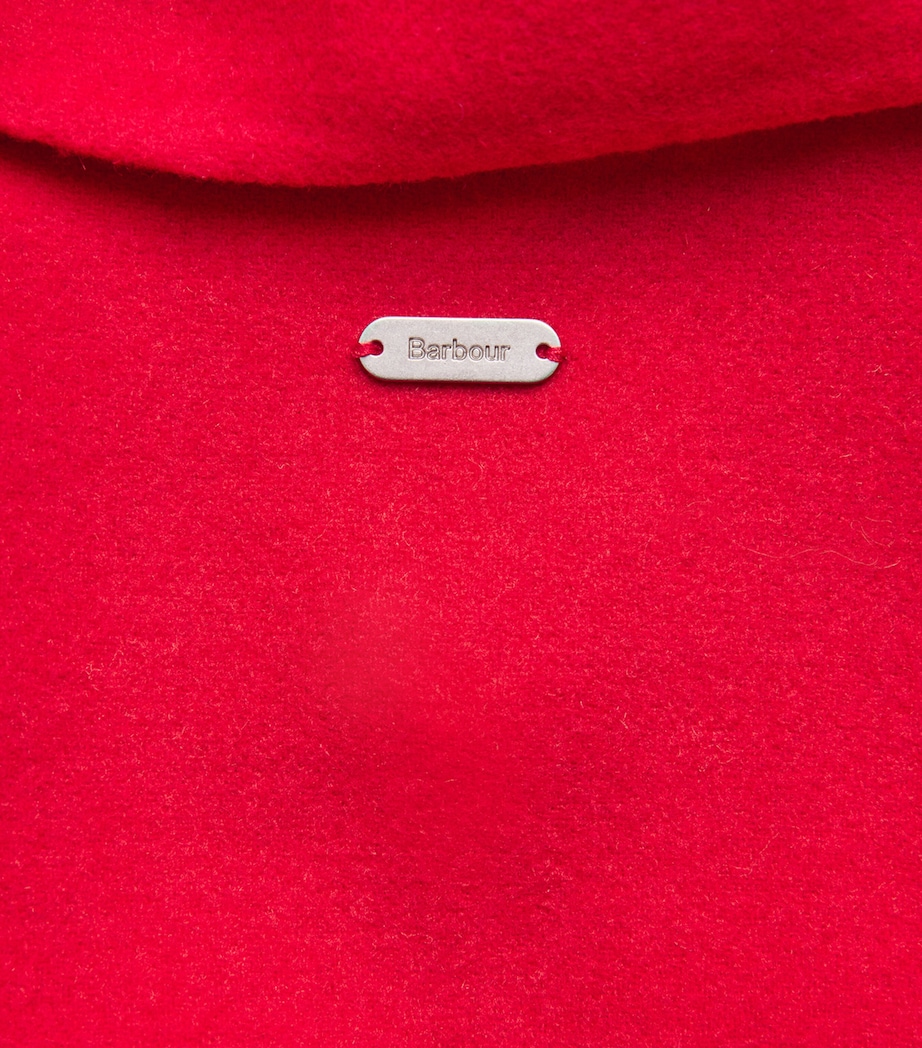 Wool-Blend Amanda Overshirt POPPY RED Image 5