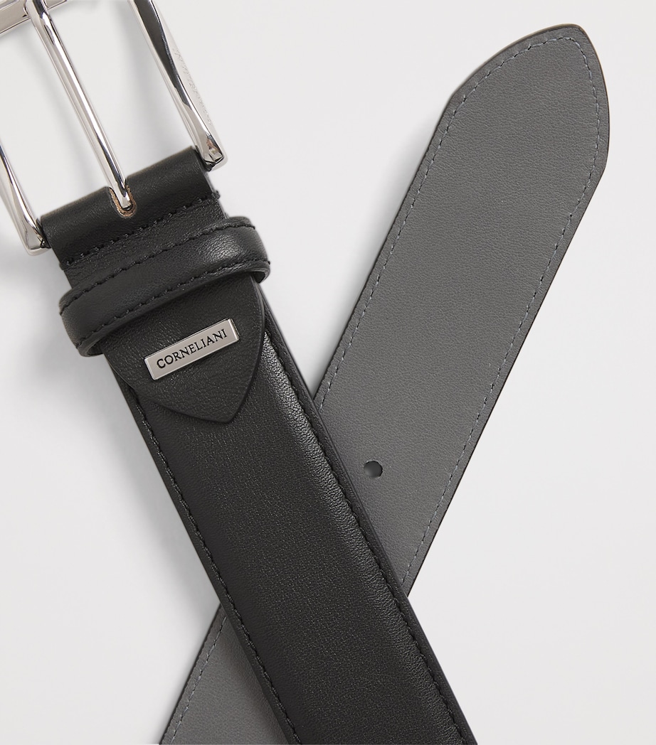 Corneliani Leather Belt Black Image 4