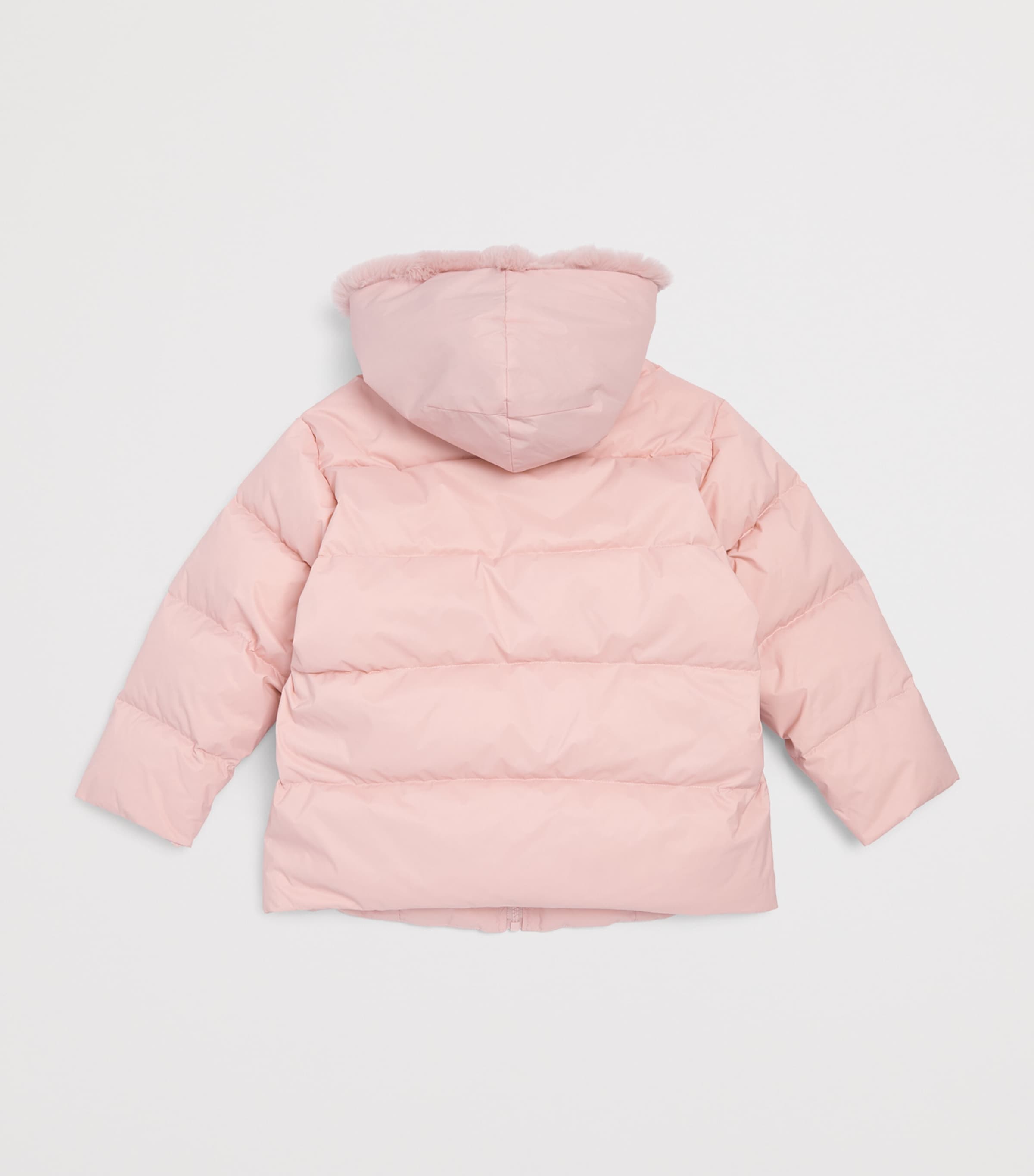 Yves Salomon Enfant Down Lambskin-Insert Puffer Jacket (4-14 Years) Image 2