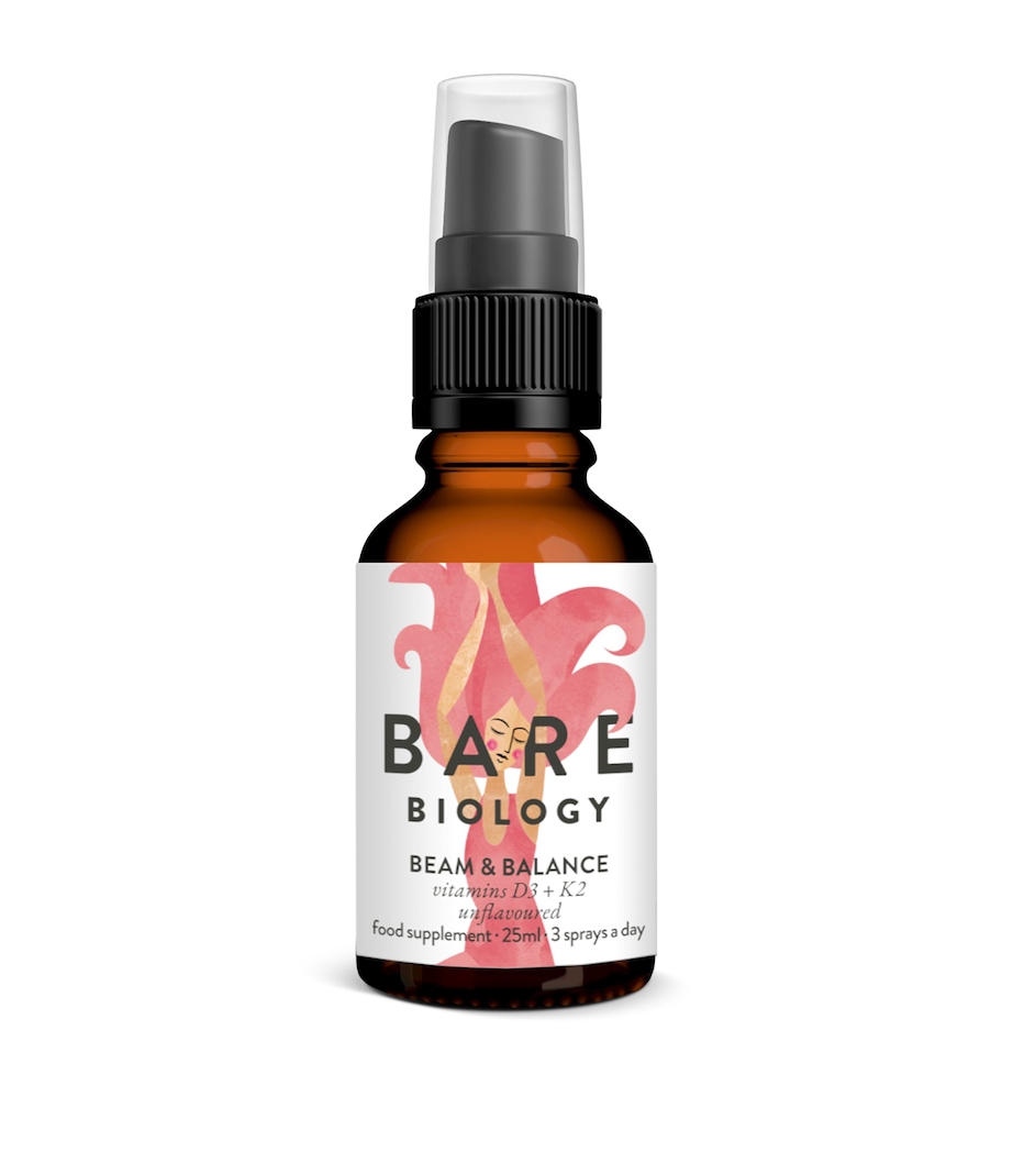 Bare Biology Beam & Balance, Vitamin D3 + K2 Unflavoured Spray (25ml) Image 1