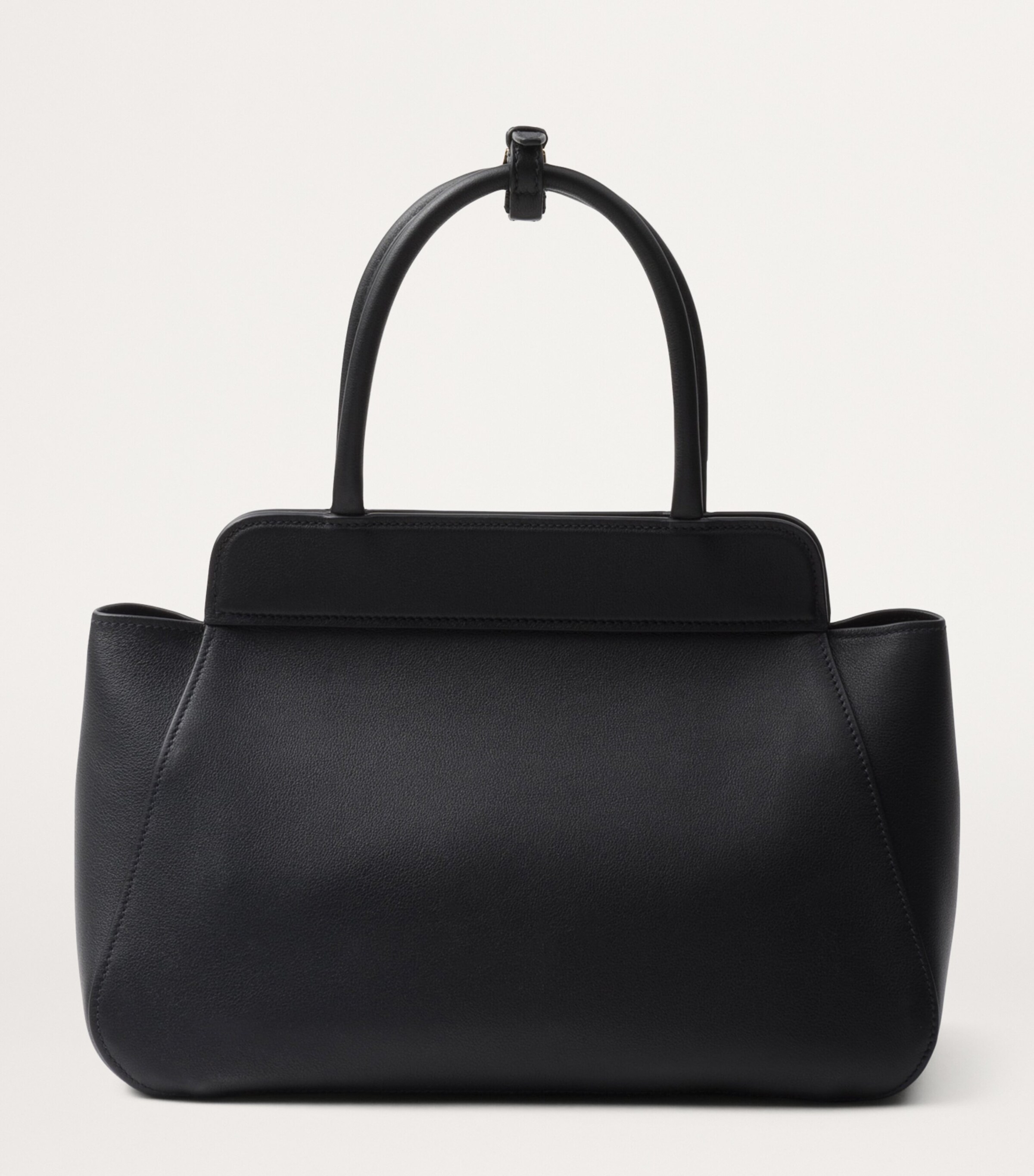 Prada Medium Leather Top-Handle Bag Image 6