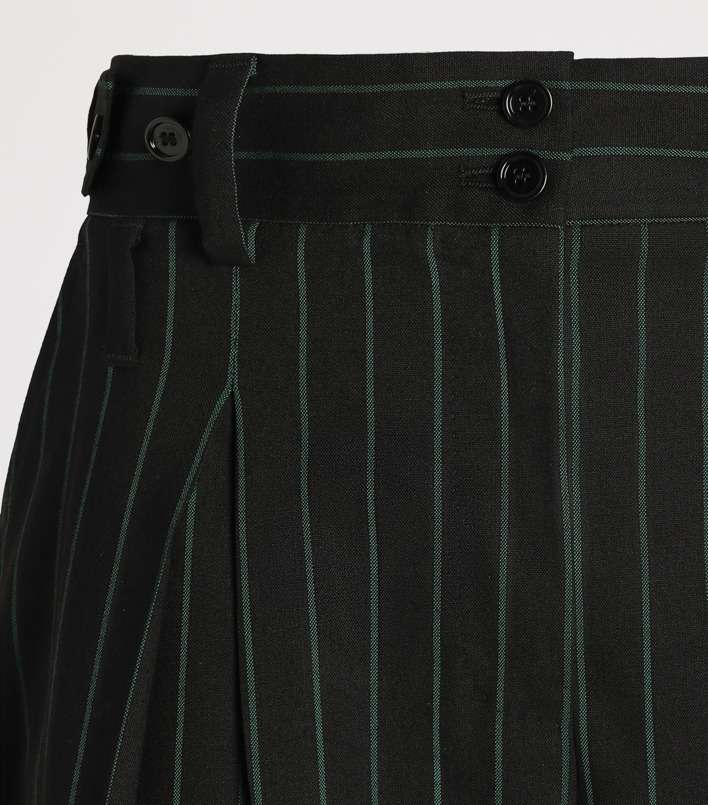 Dolce&Gabbana Womens Wool-Blend Stripe Trousers Striped Image 3