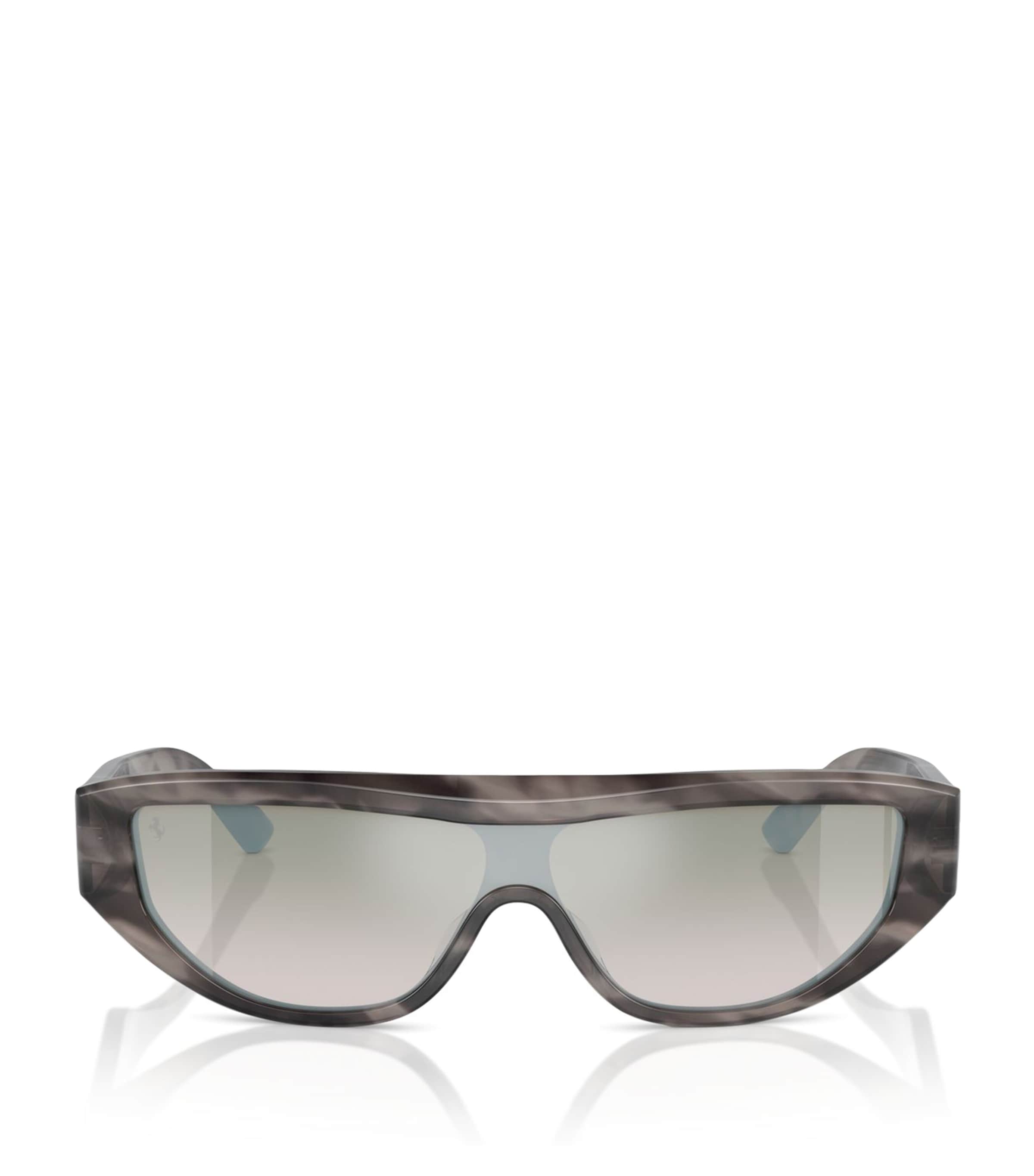 Ferrari Oversized Frame Sunglasses In Grey
