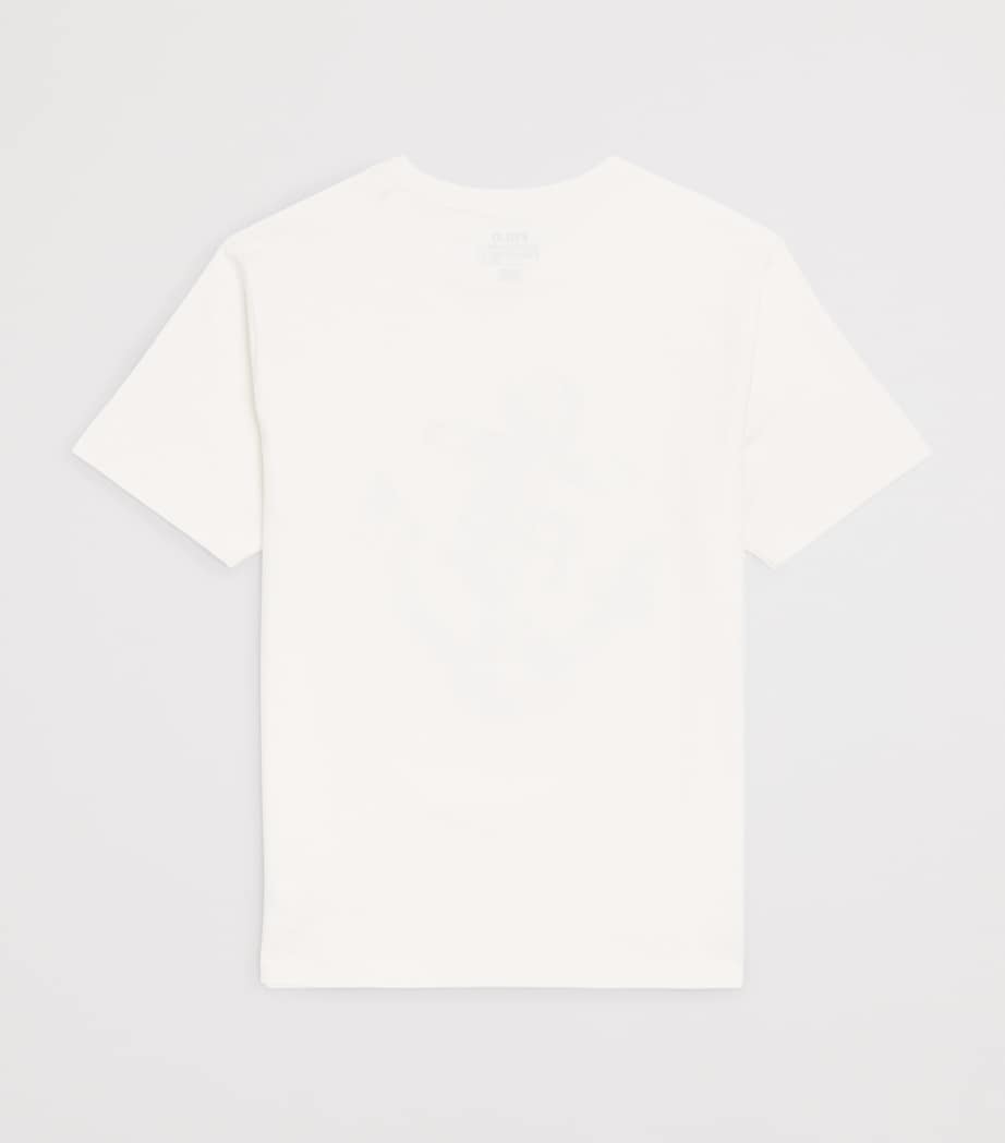 Ralph Lauren Kids Anchor-Print T-Shirt (6-14 Years) White Image 2