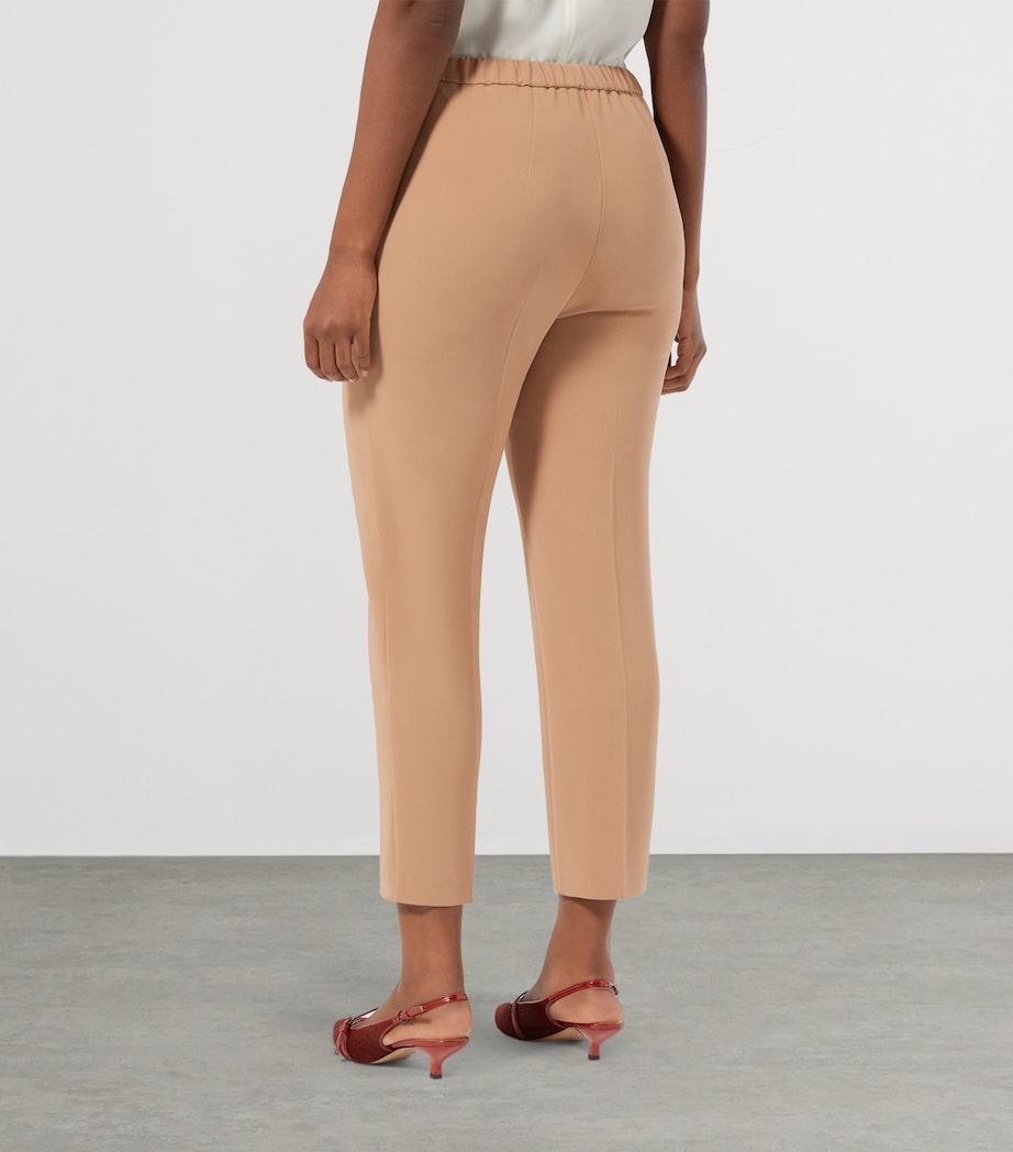 Tapered Slim Tailored Trousers CAMEL Image 3