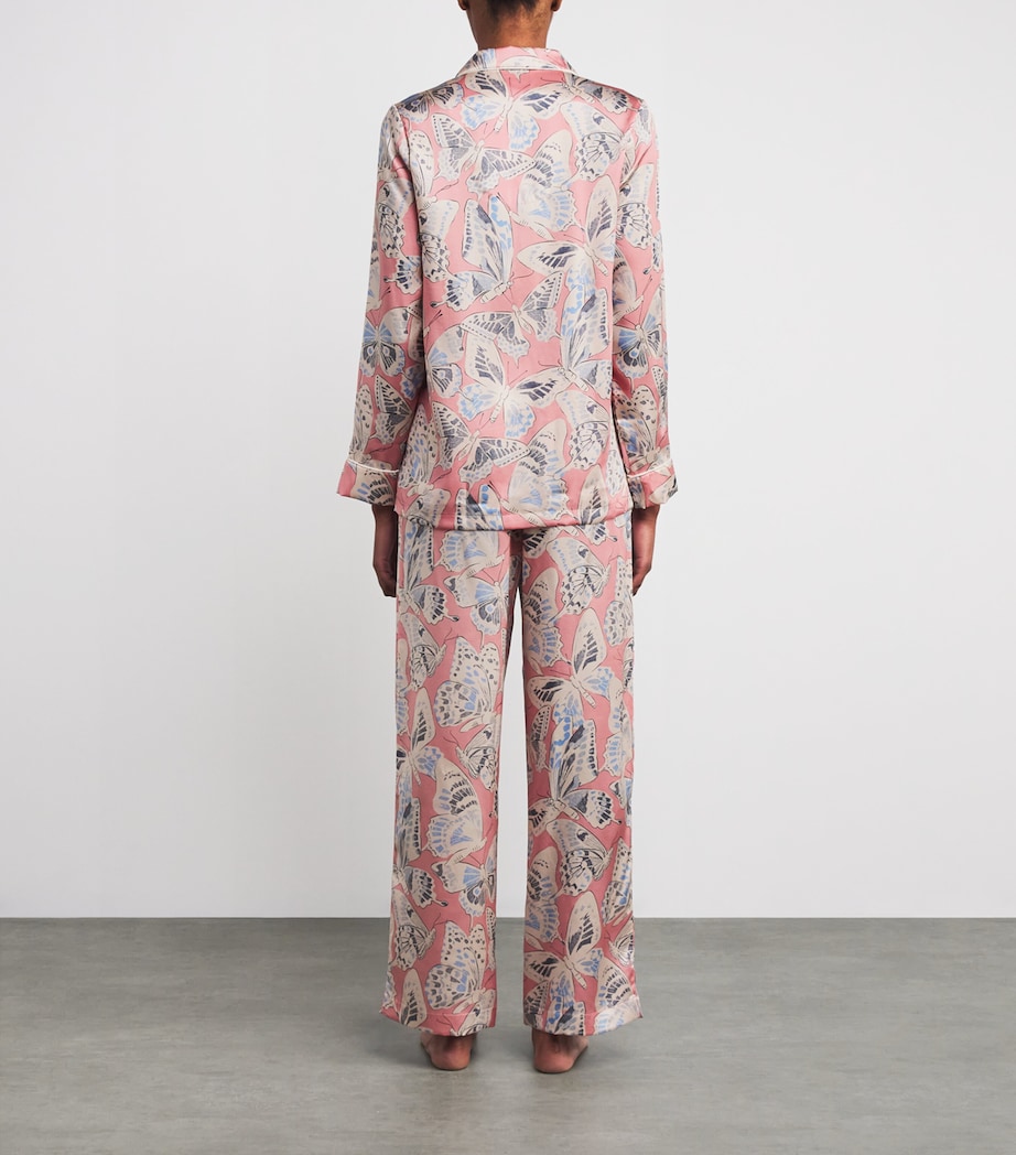 Silk Brindisi Pyjama Set PIN/PINK Image 3