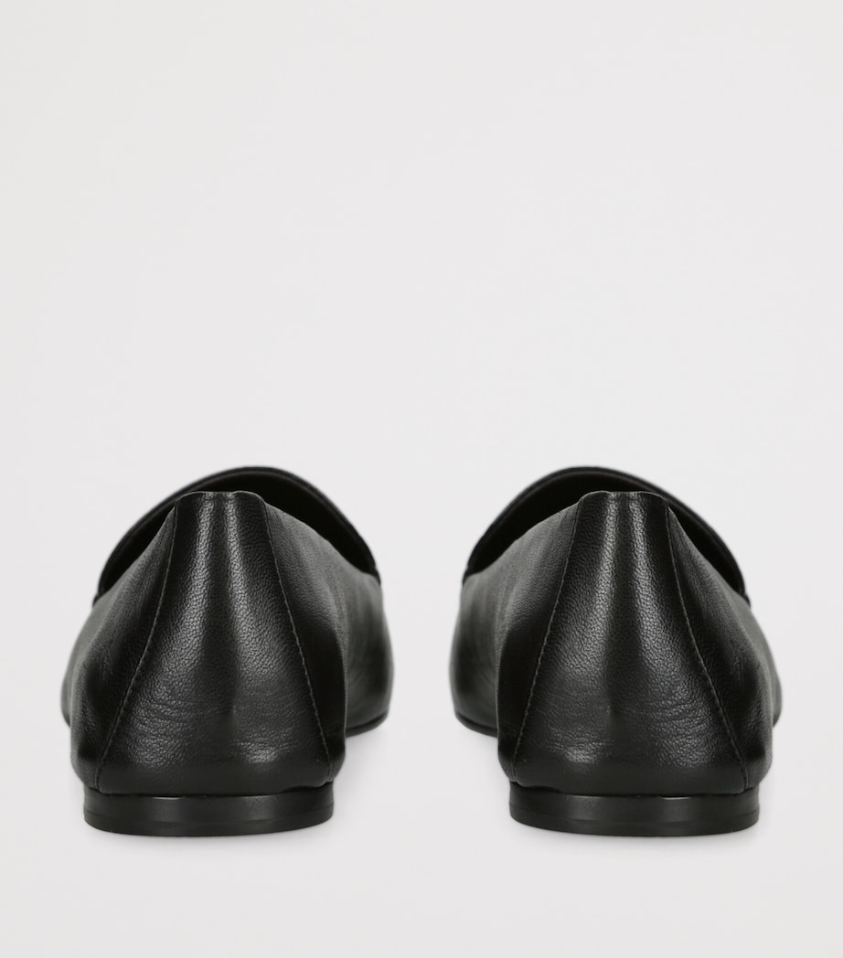 Leather Monroe Loafers BLACK Image 2