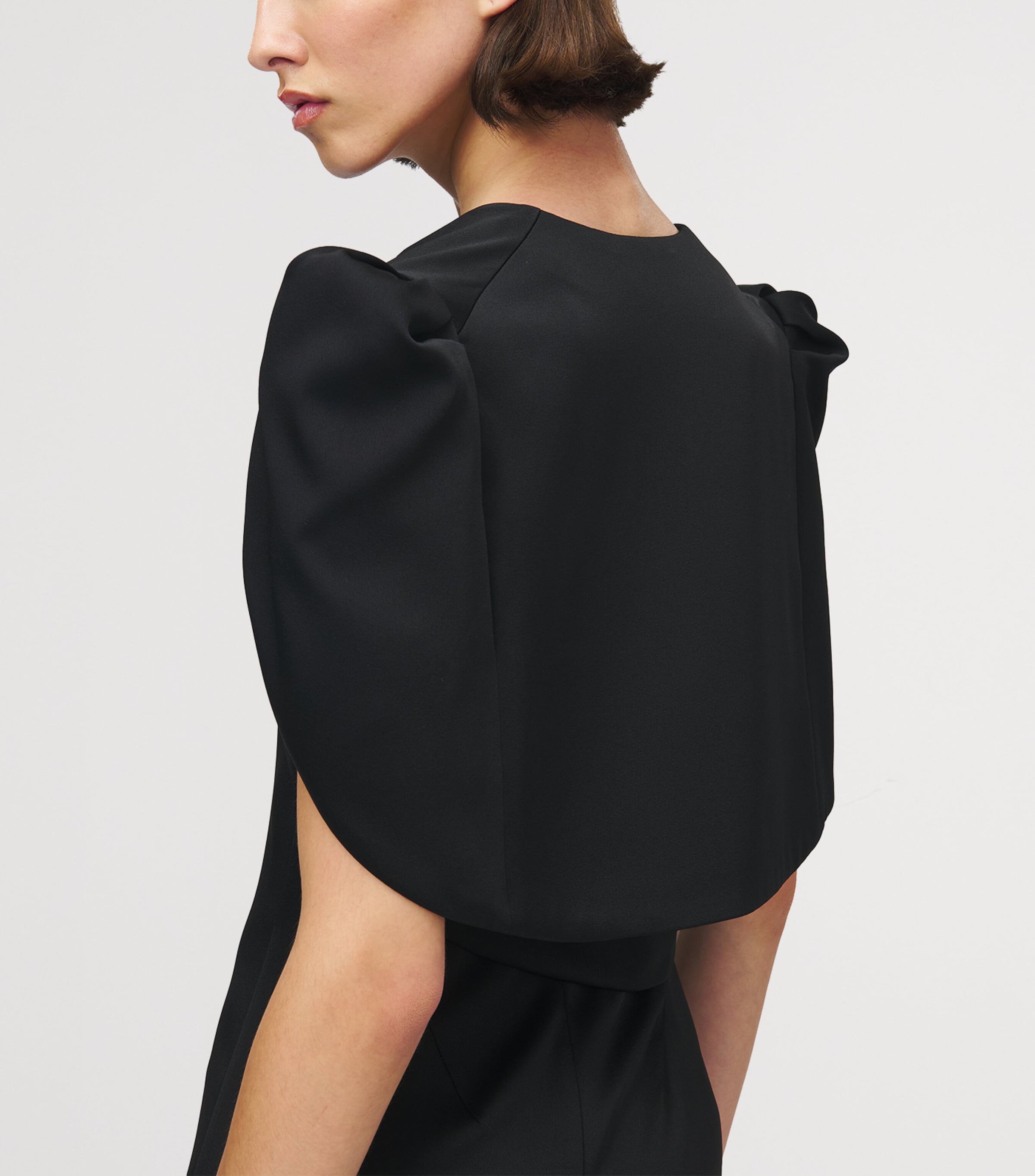 Crepe Cropped Jacket 1000 Image 2