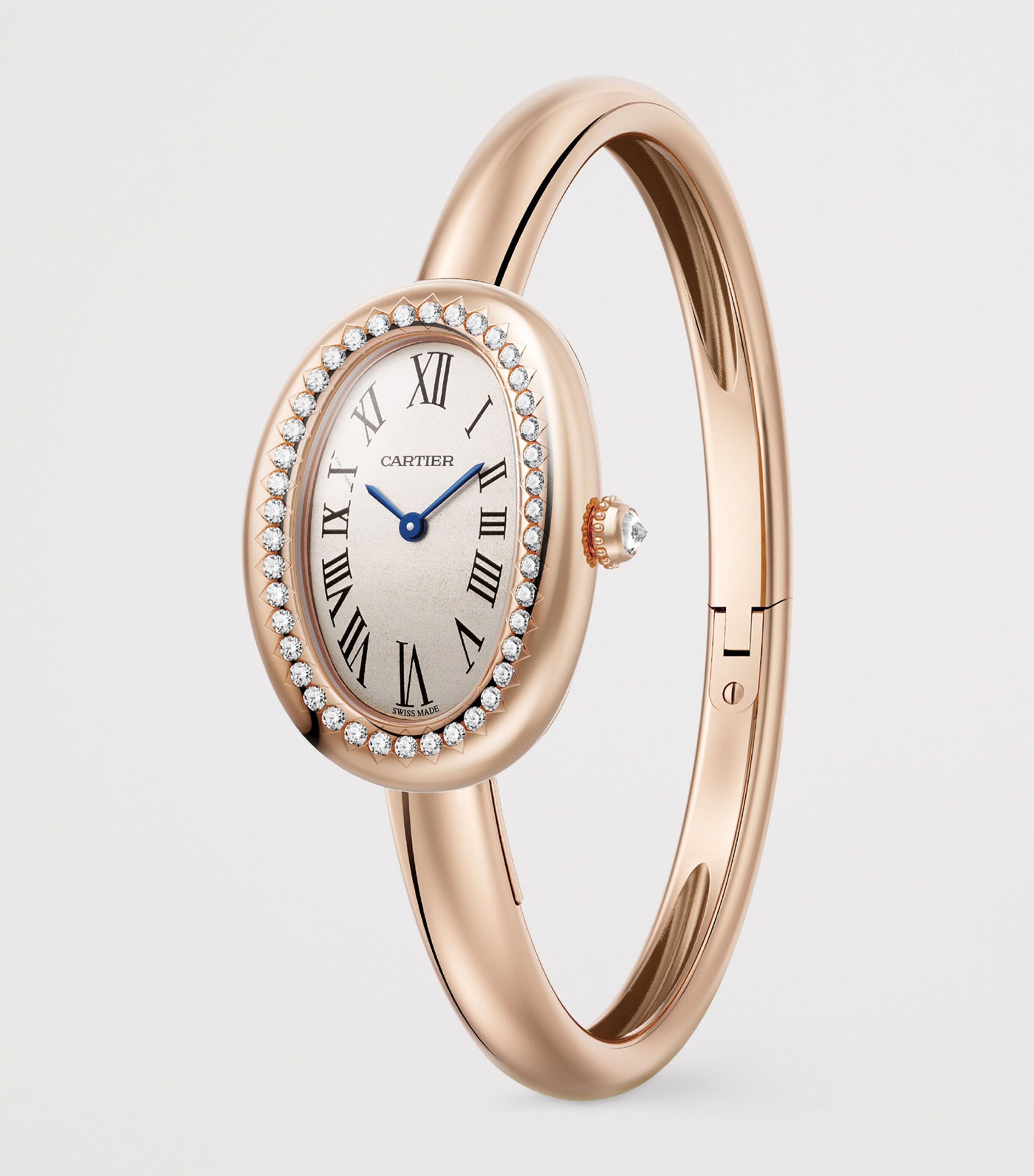 Cartier Small Rose Gold and Diamond Baignoire de Cartier Watch 23.1mm (Size 17) Rose Gold Image 3