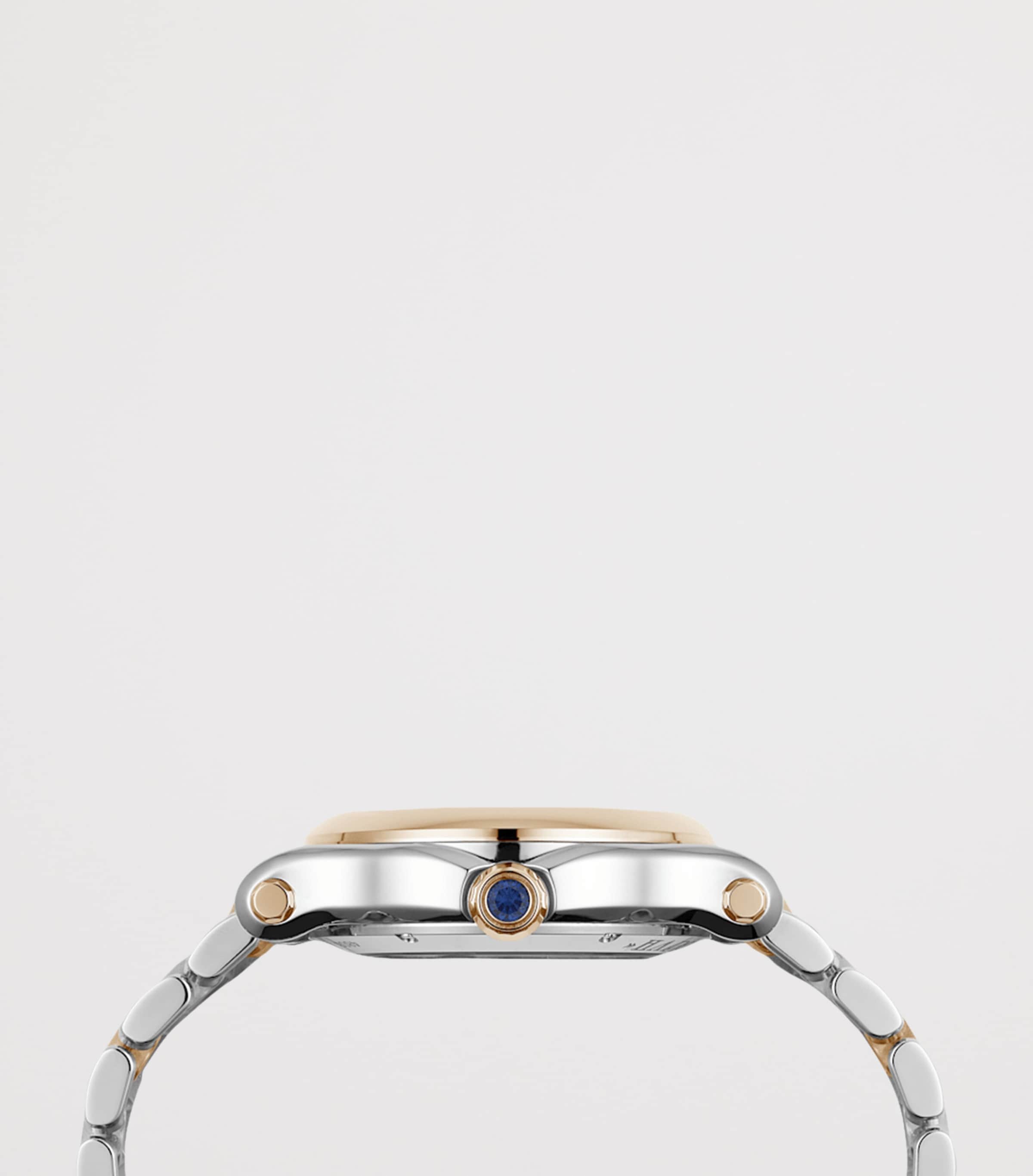 Stainless Steel, Rose Gold and Diamond Happy Sport Watch 36mm ROSE GOLD/STAINLESS Image 3