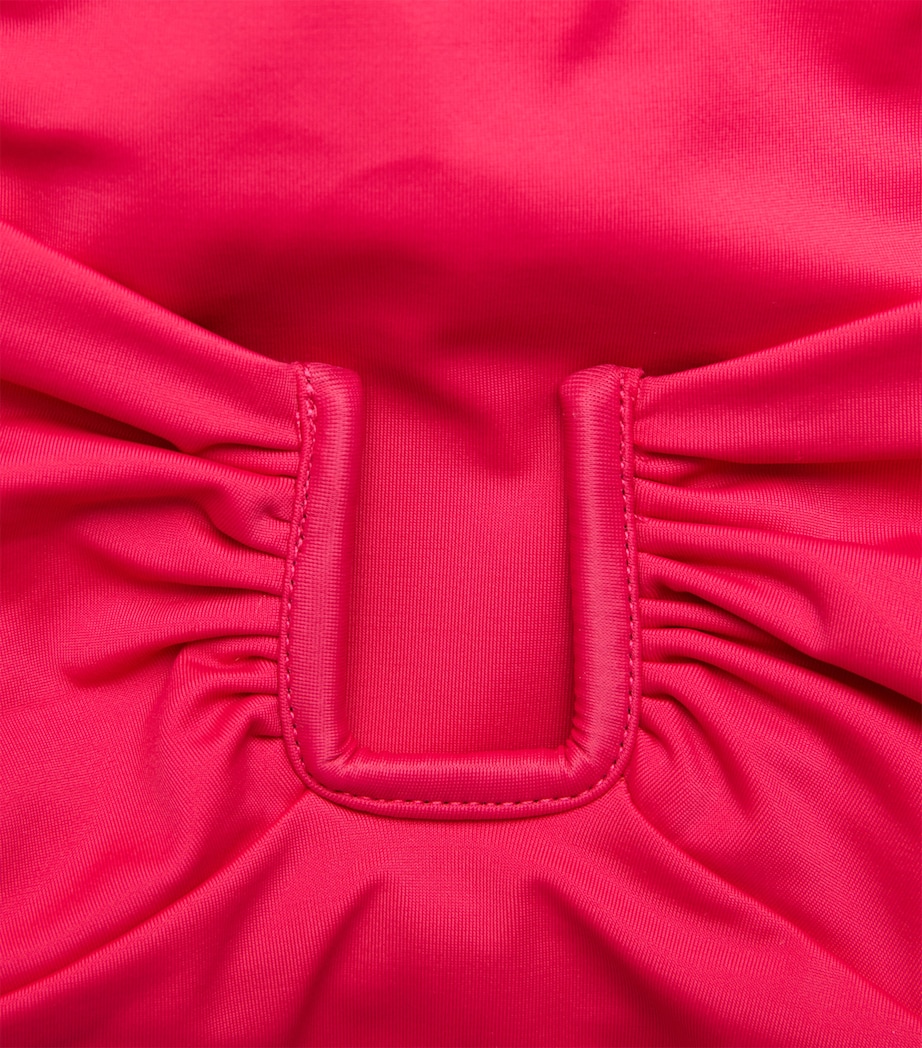 AWAY THAT DAY Womens Cannes Swimsuit Raspberry Image 4