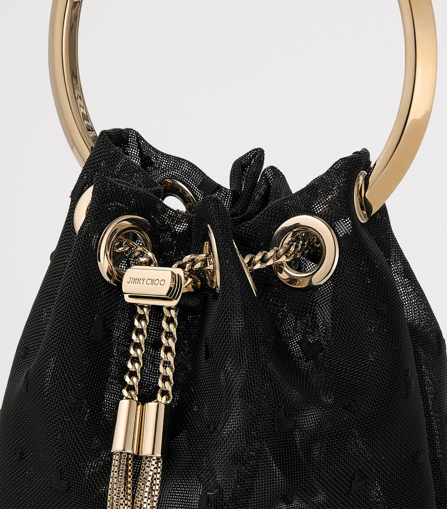 Micro Bon Bon Top-Handle Bag BLACK/LIGHT GOLD Image 3